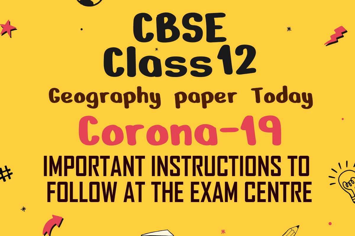 CBSE Class 12 Geography paper Today
