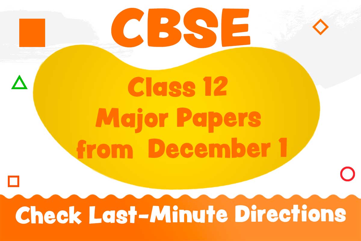 CBSE Class 12 major papers