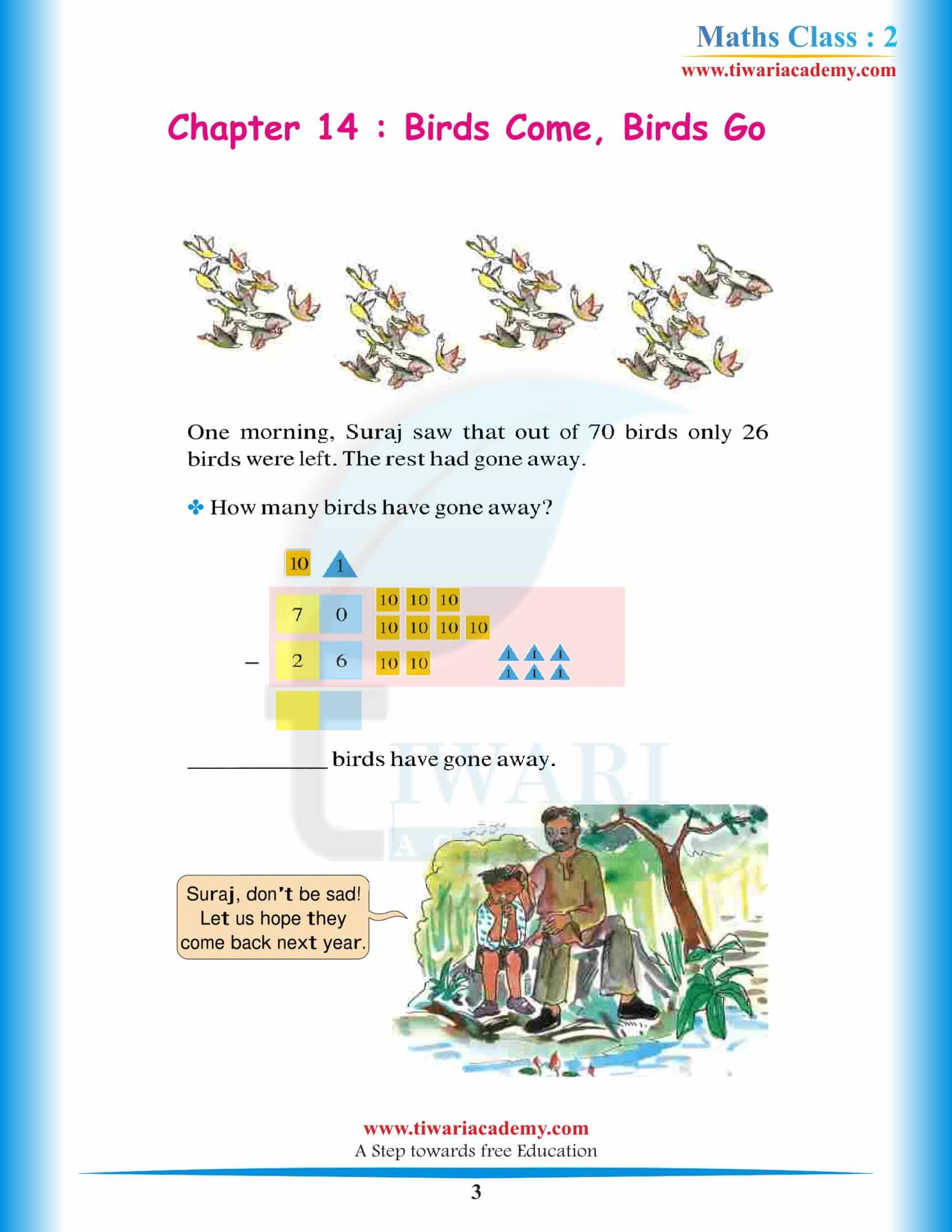 NCERT Solutions for Class 2 Maths Chapter 14 in English