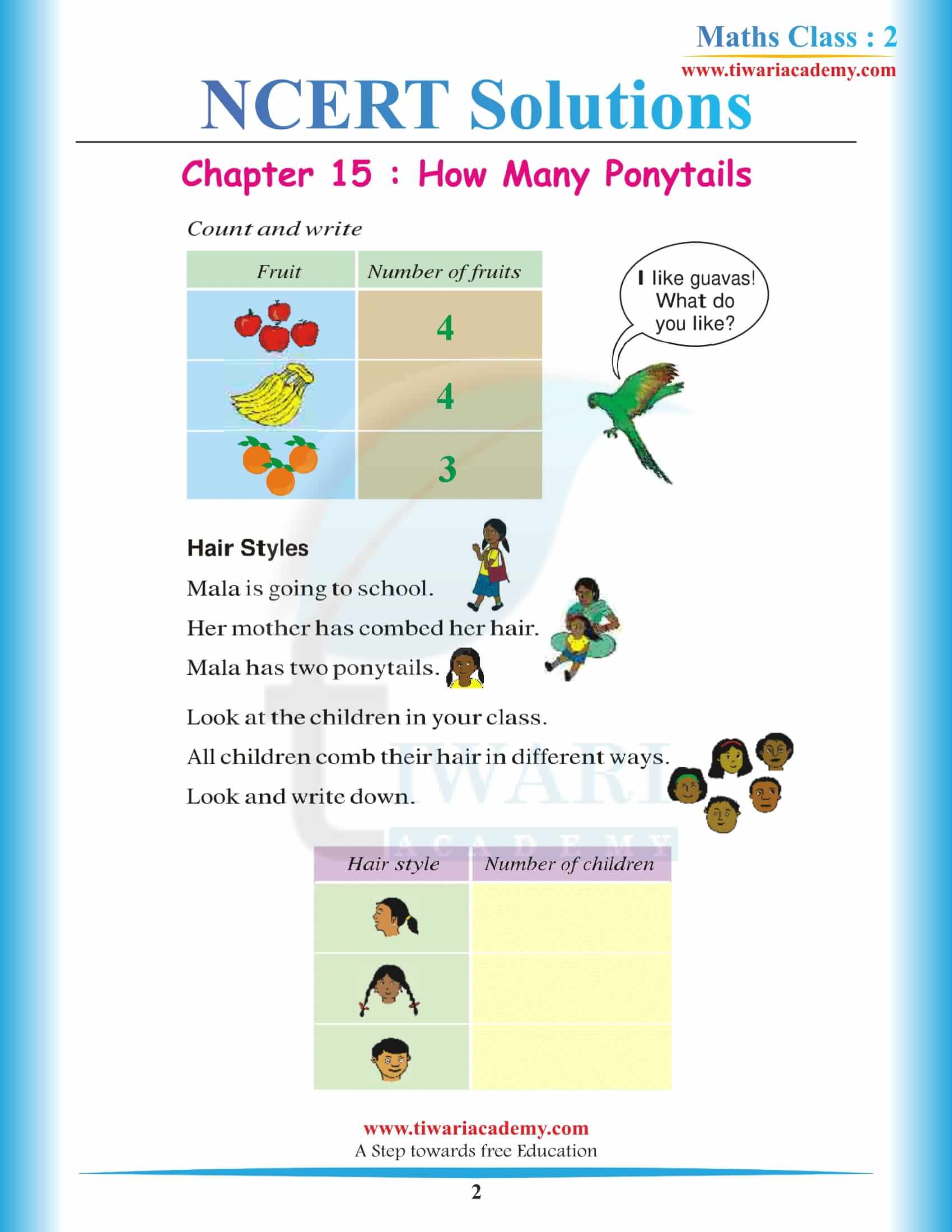 CLASS 2 EVS WORK SHEETS CHAPTER 15 KEEPING HEALTHY