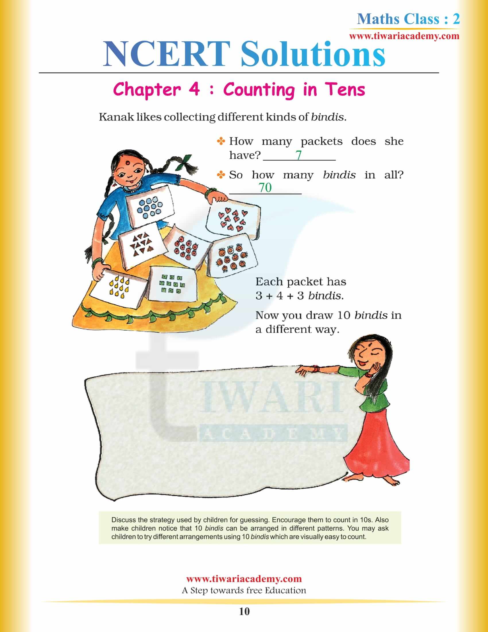 Class 2 Maths Chapter 4 ans in pdf