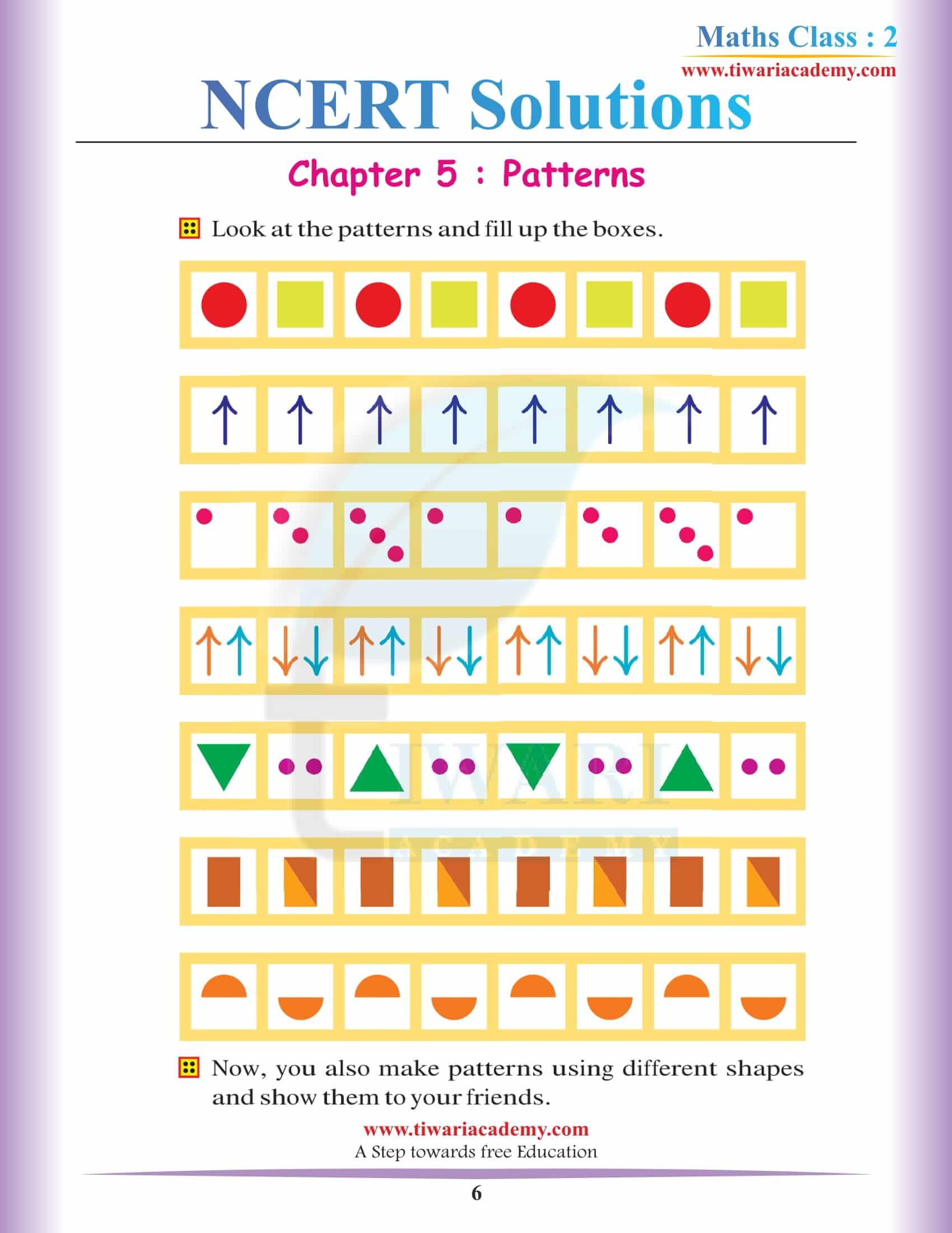 Class 2 Maths Chapter 5 solutions in English