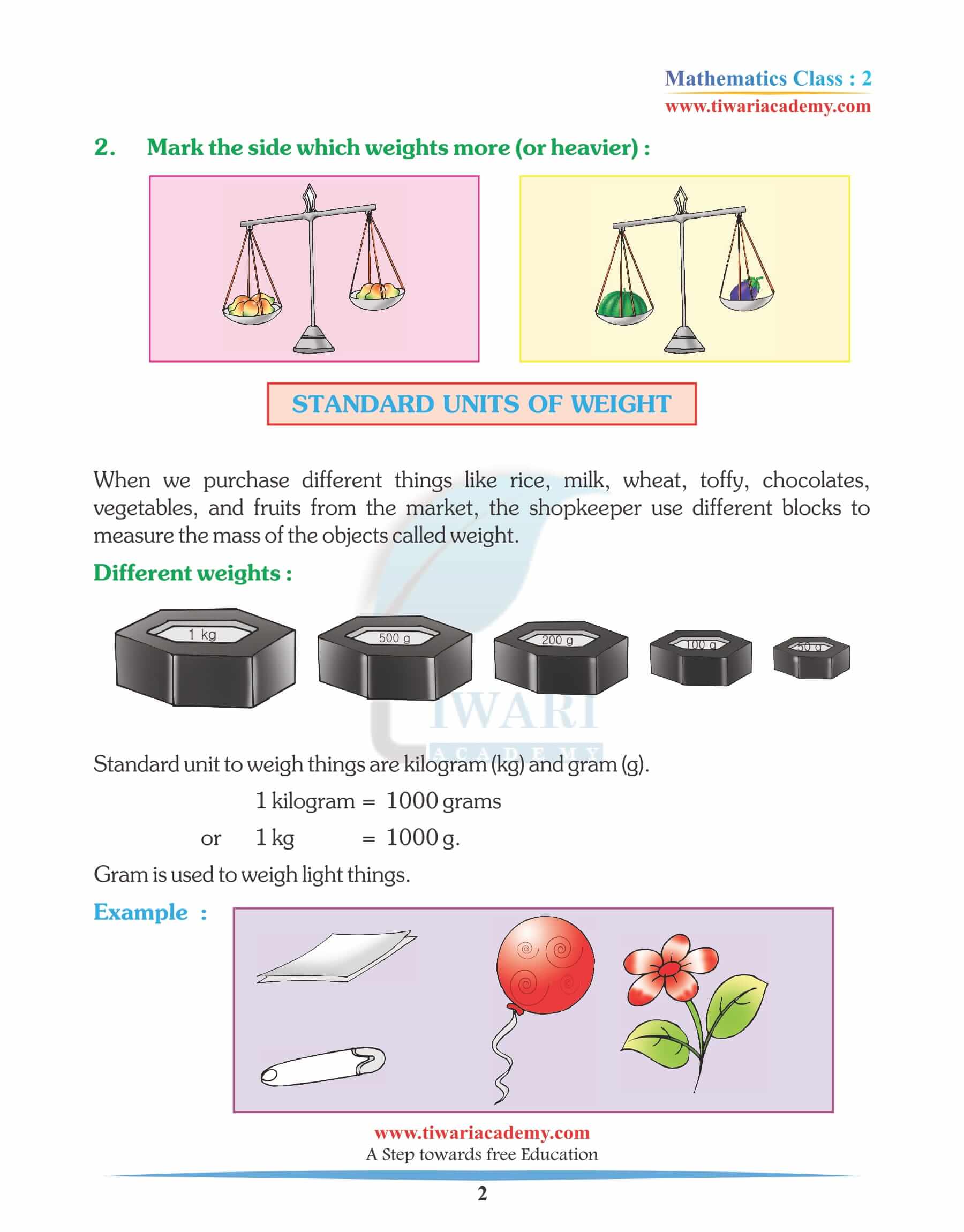 Class 2 Maths Chapter 11 Practice Book