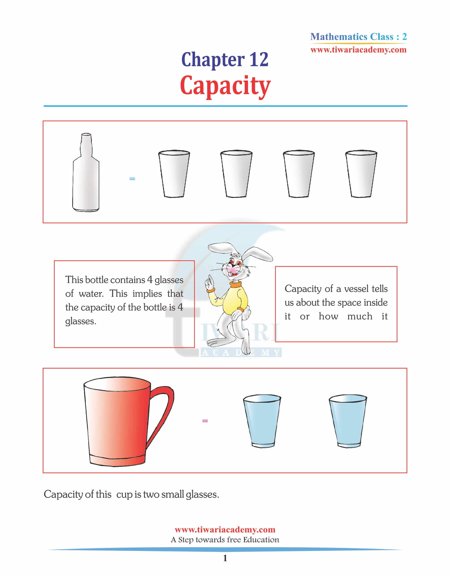 Class 2 Maths Chapter 12 Revision Book