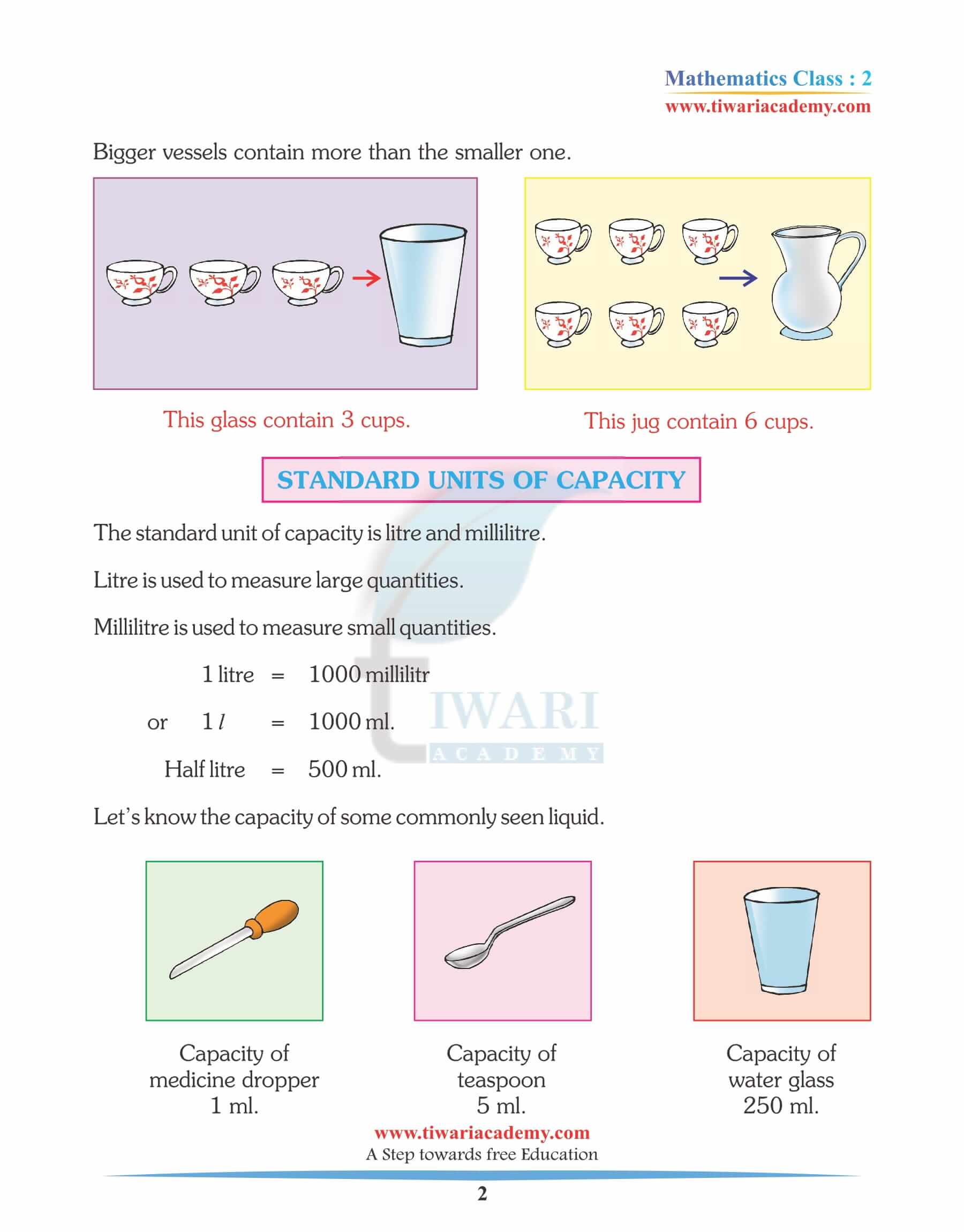 Class 2 Maths Chapter 12 Practice Book