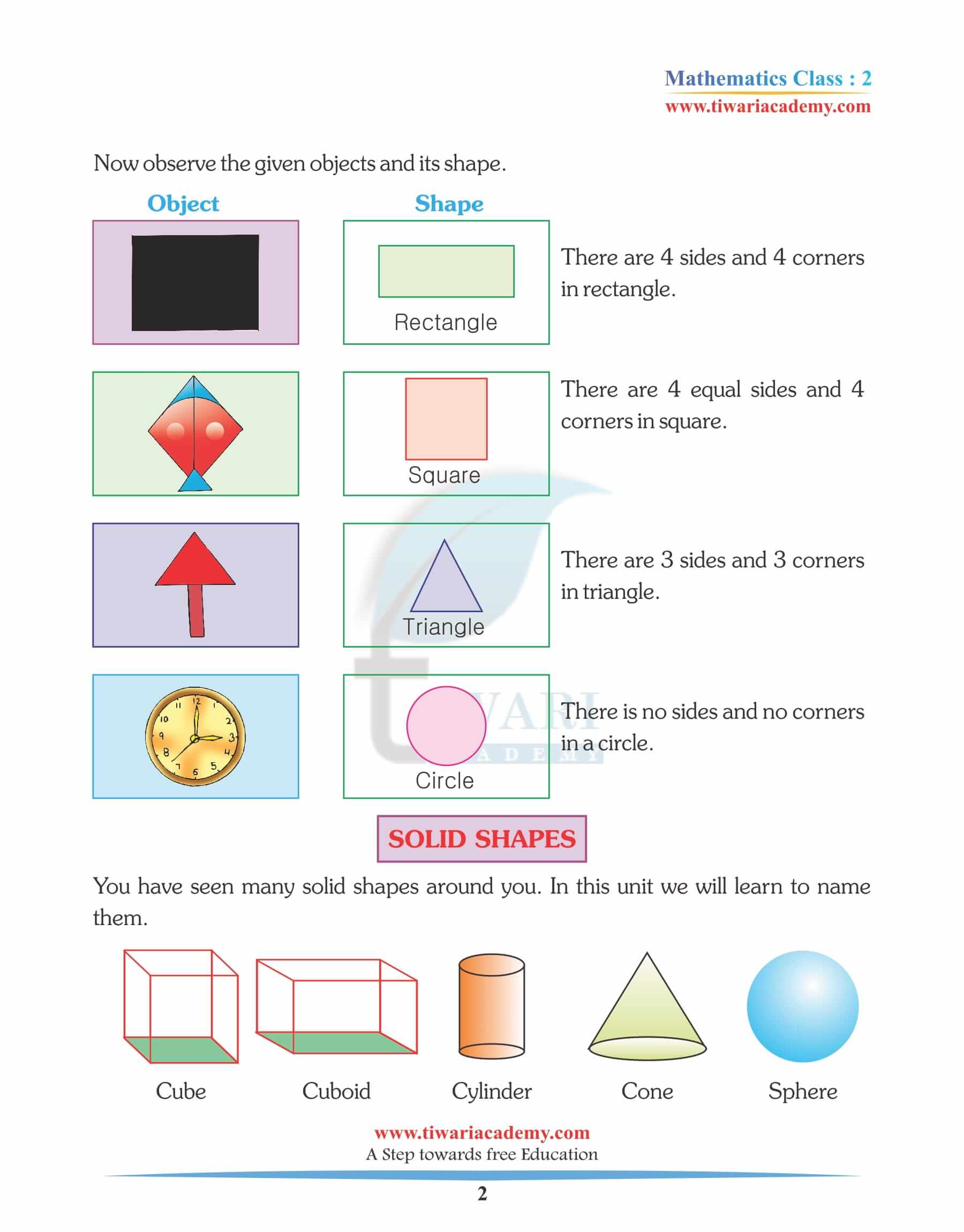 Class 2 Maths Chapter 15 Revision Questions