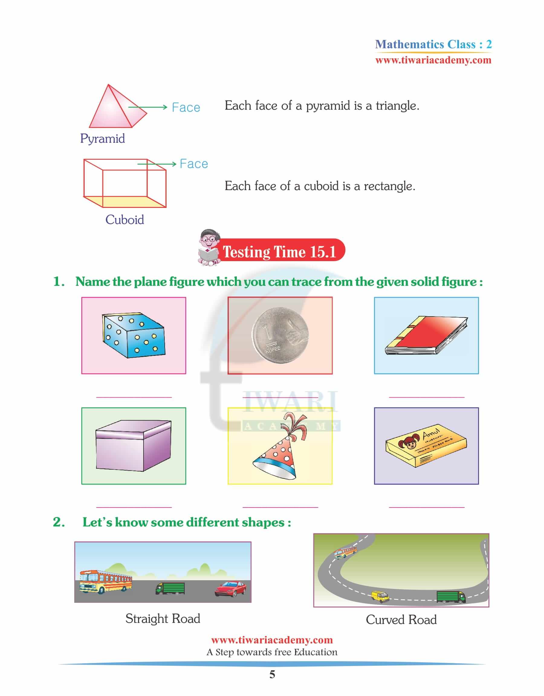 Class 2 Maths Chapter 15 Worksheets