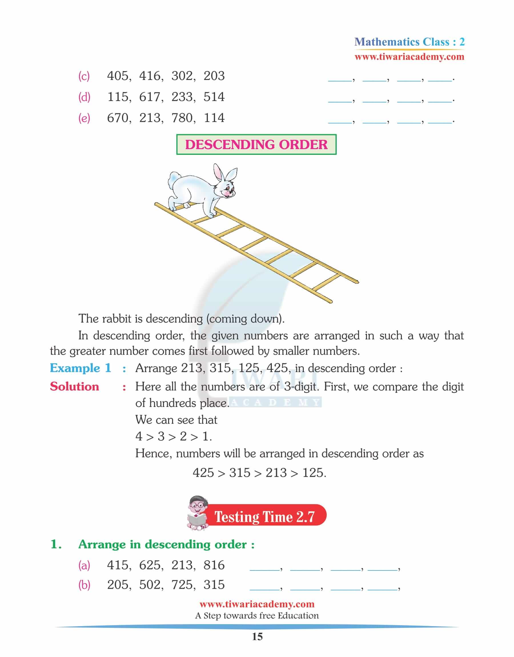 Grade 2 Maths Chapter 2 Revision