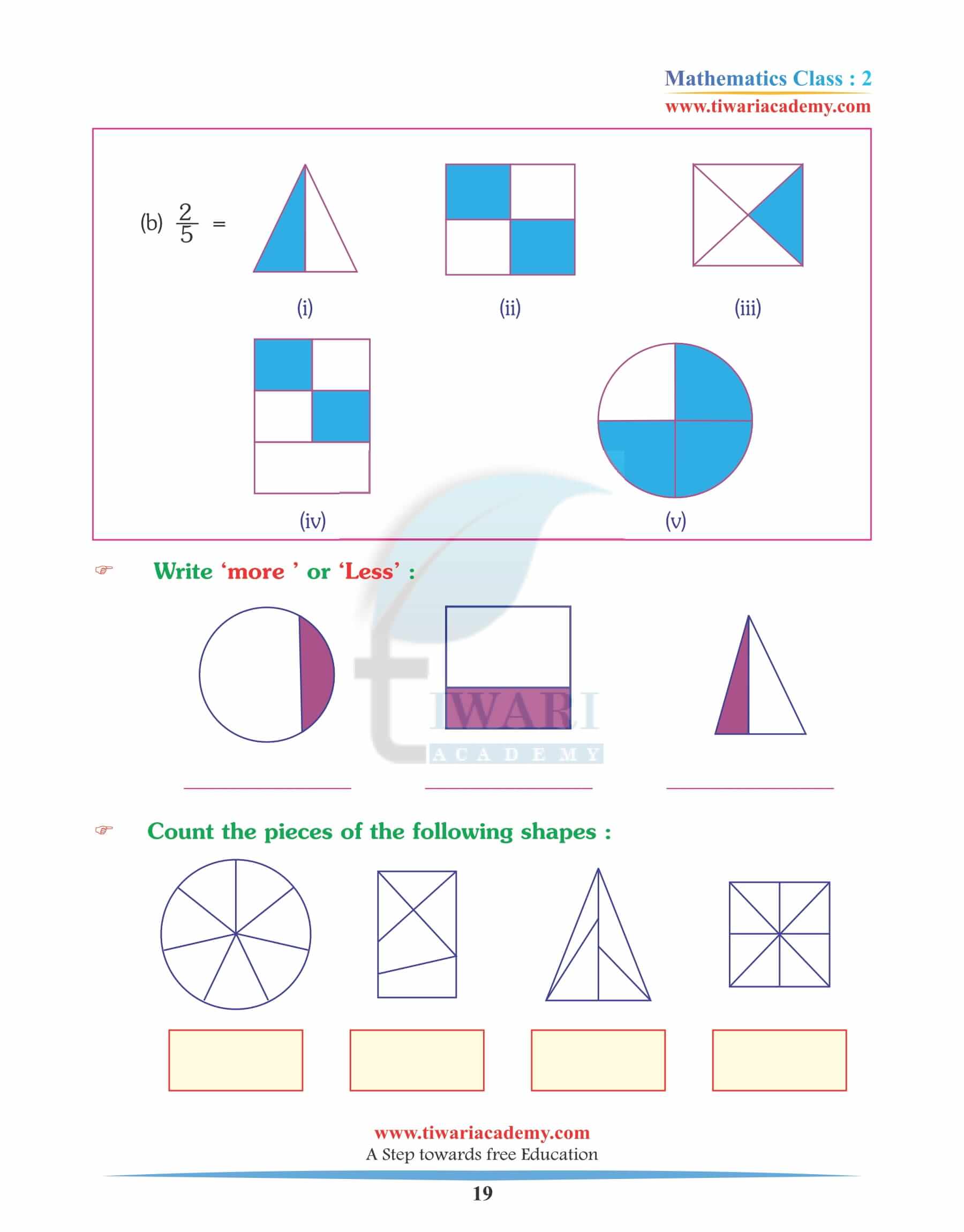 Grade 2 Maths Chapter 2 Revision PDF