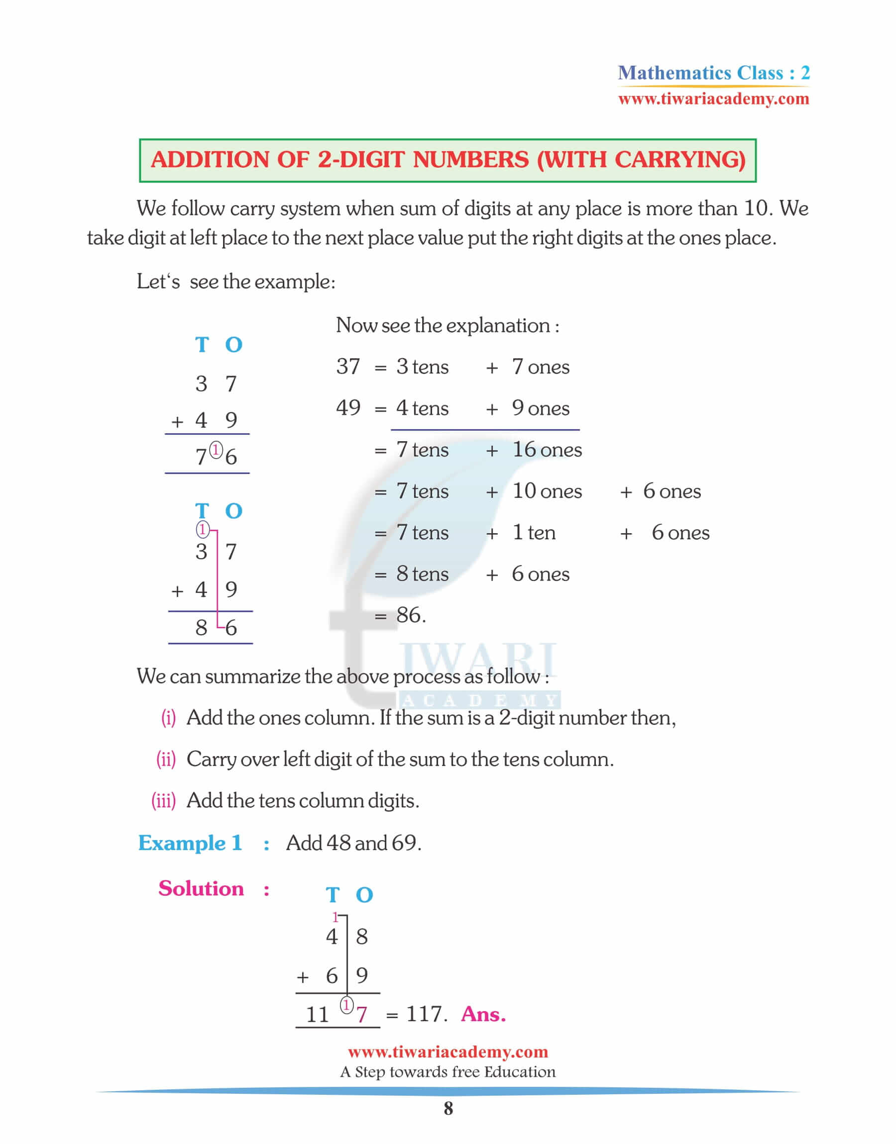 Class 2 Maths Chapter 5 worksheets