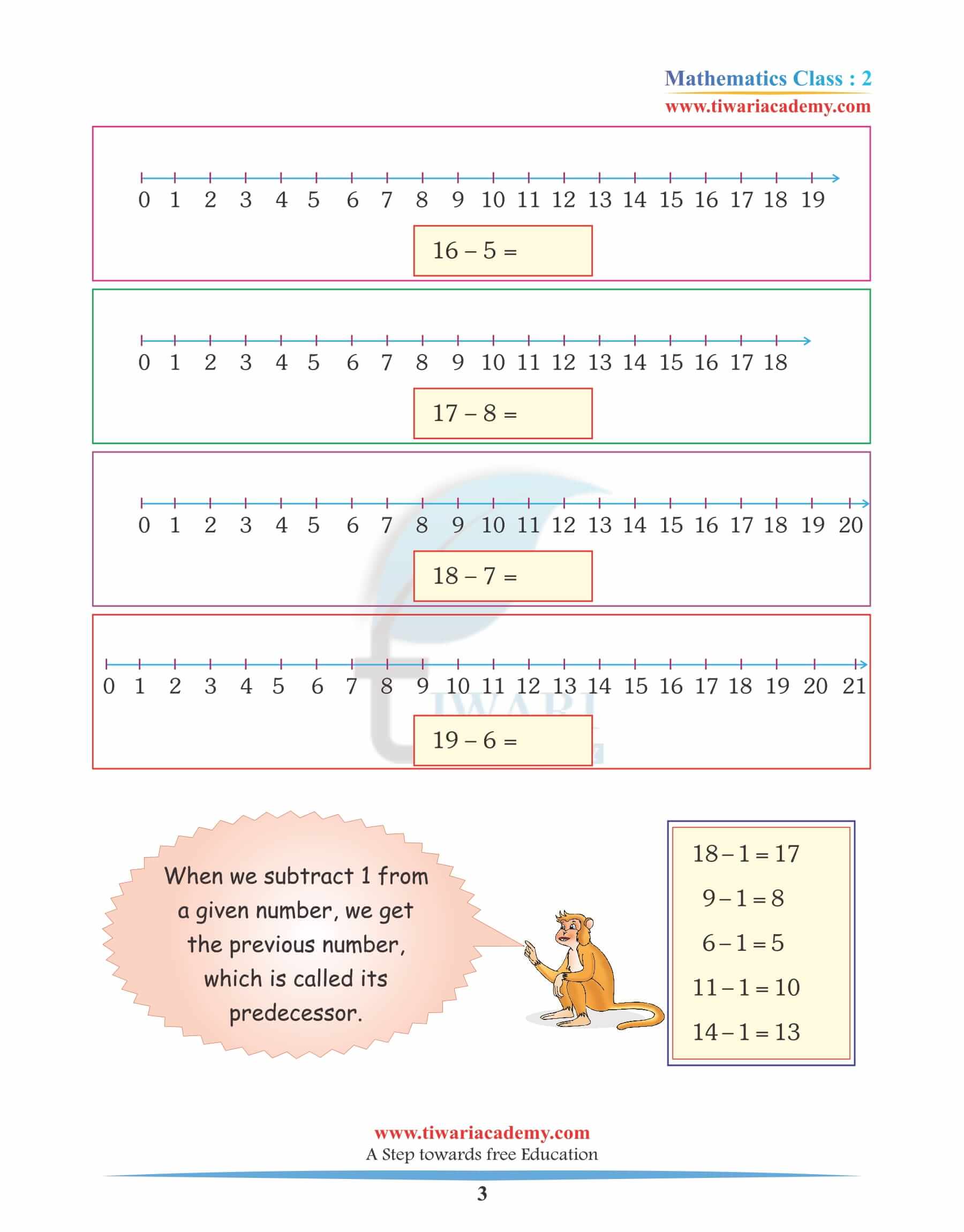 Class 2 Maths Chapter 6 Revision in PDF