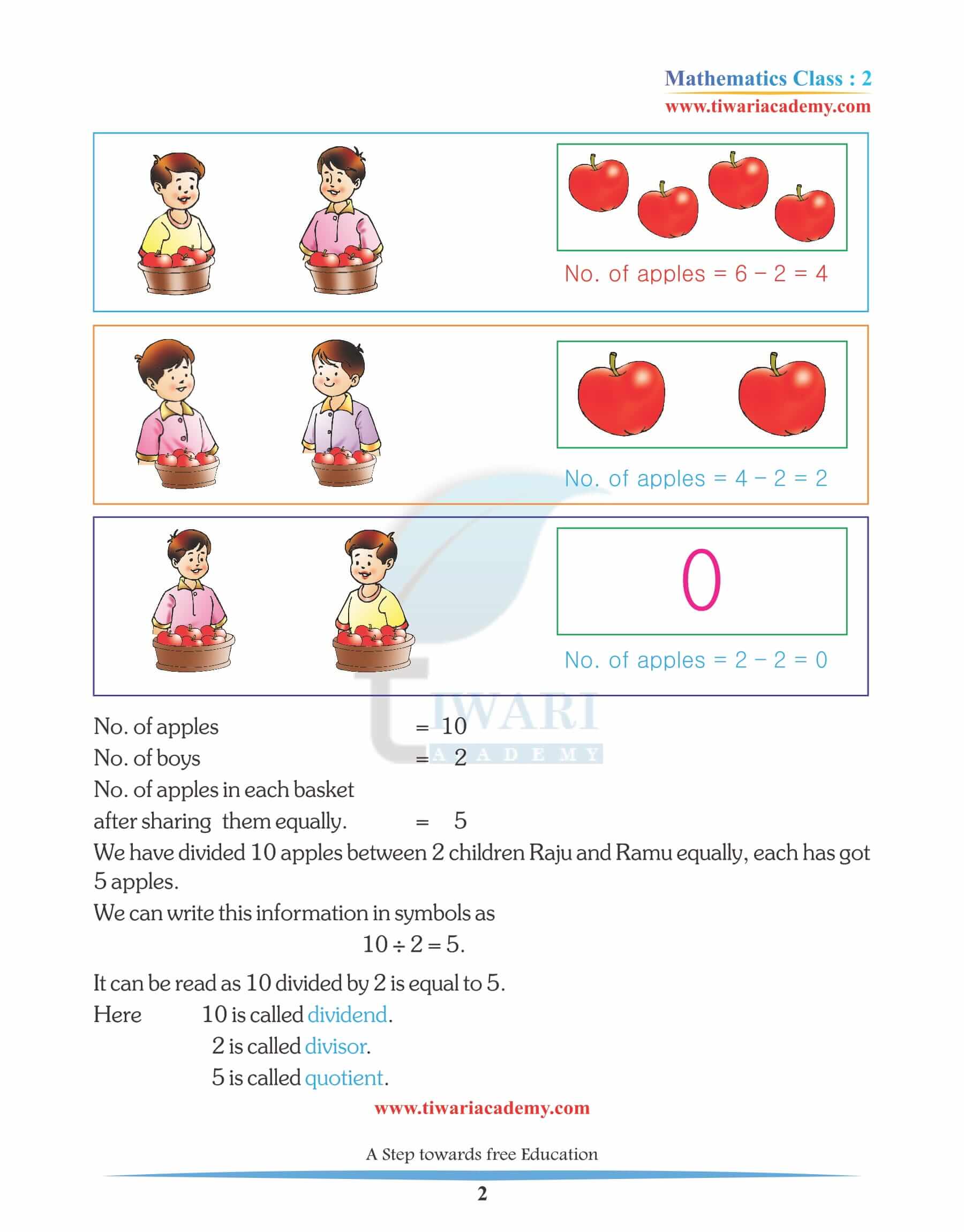 Class 2 Maths Chapter 8 Revision Book in PDF