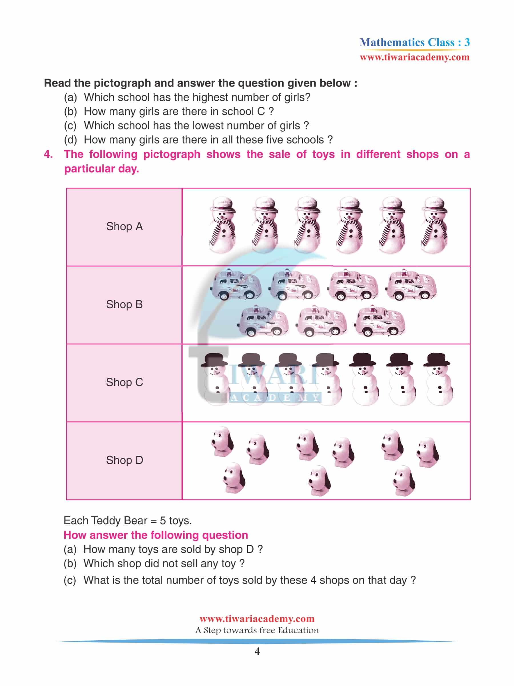 Class 3 Maths Chapter 13 Practice Book