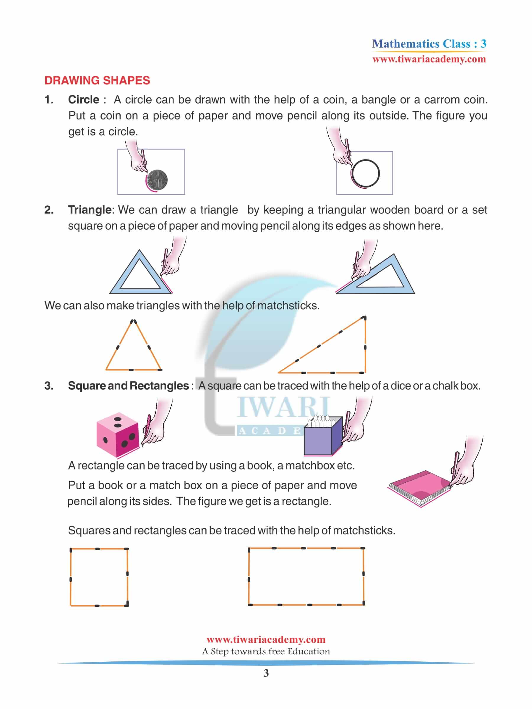 Class 3 Maths Chapter 14 Revision answers