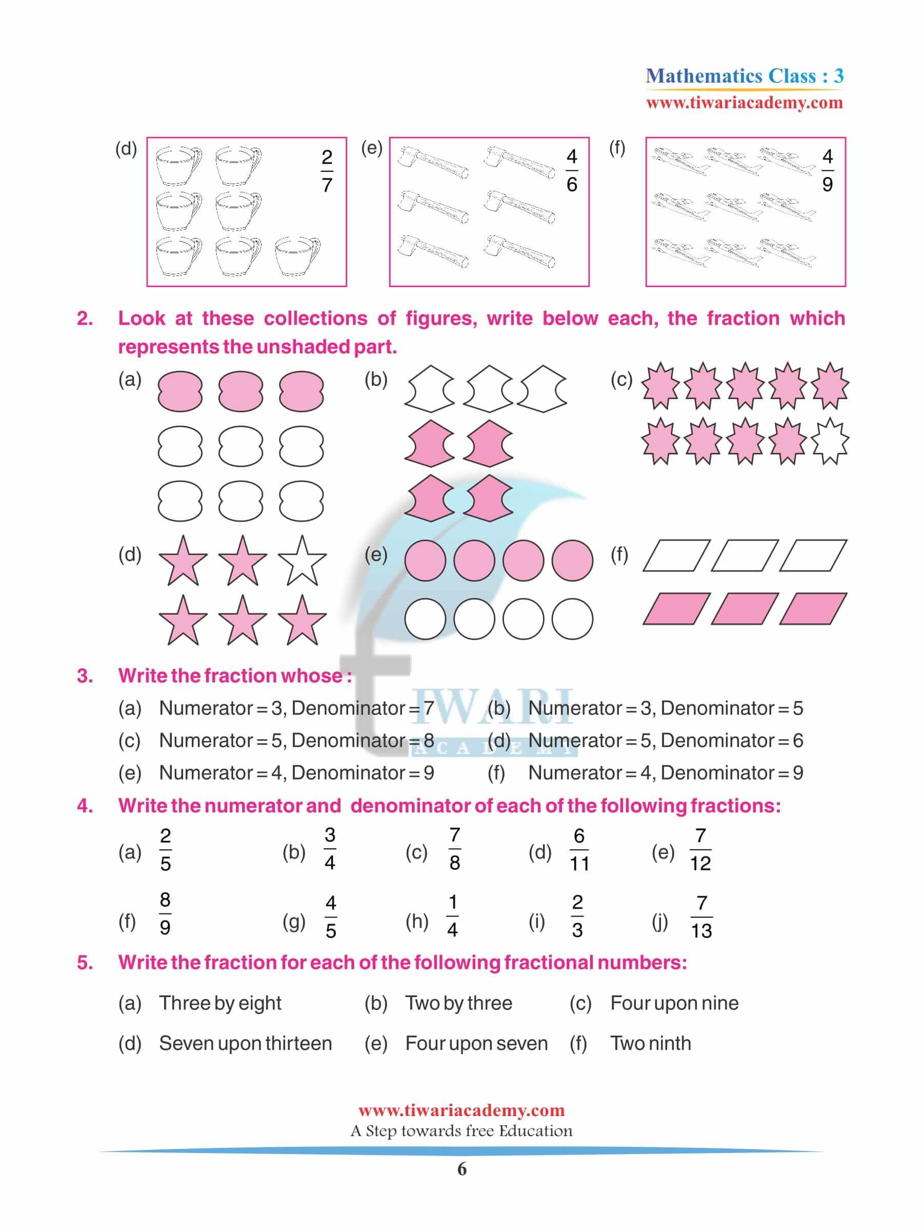 Class 3 Maths Chapter 7 Practice