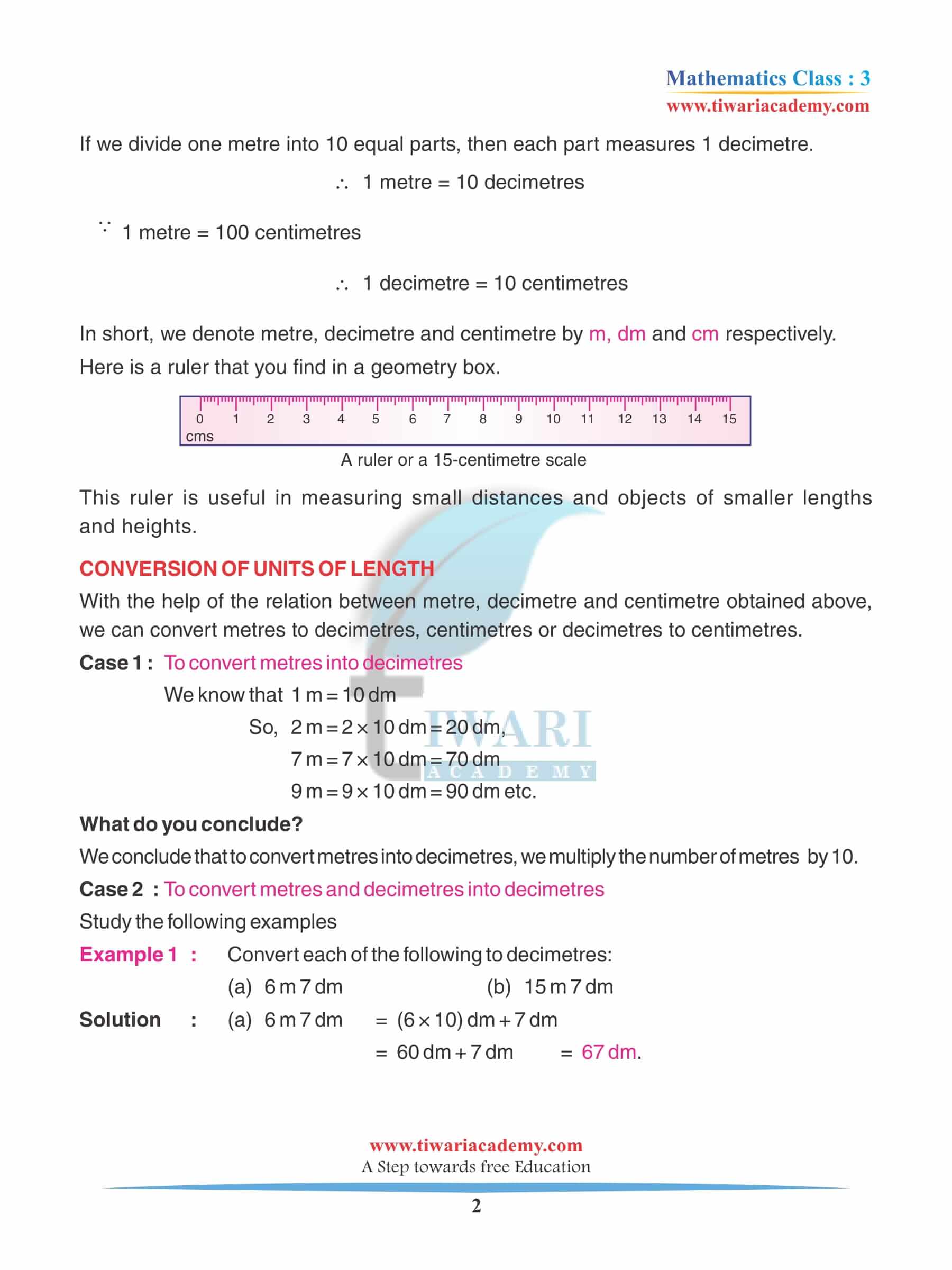Class 3 Maths Chapter 9 Revision Questions answers