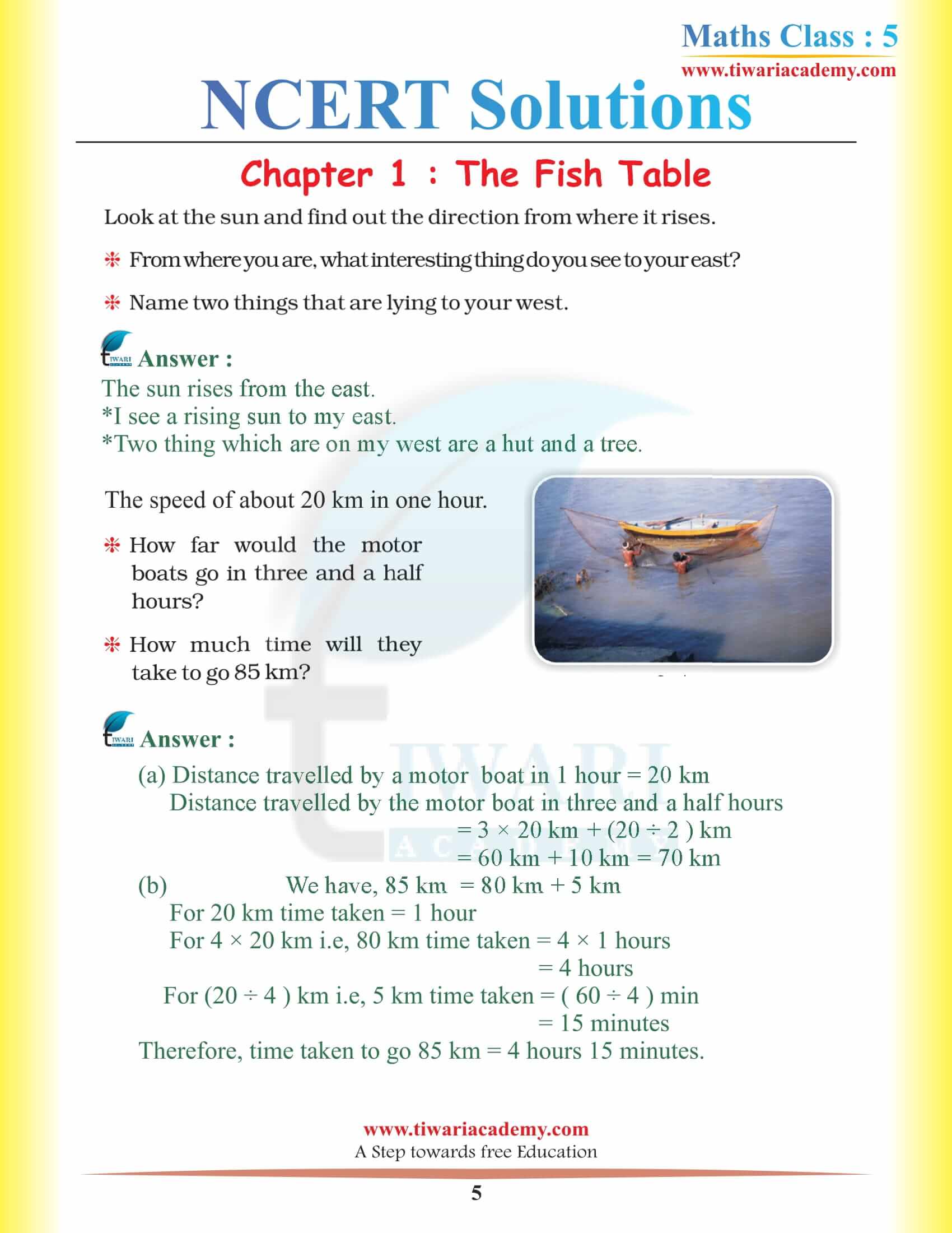 NCERT Solutions for Class 5 Maths Chapter 1 updated
