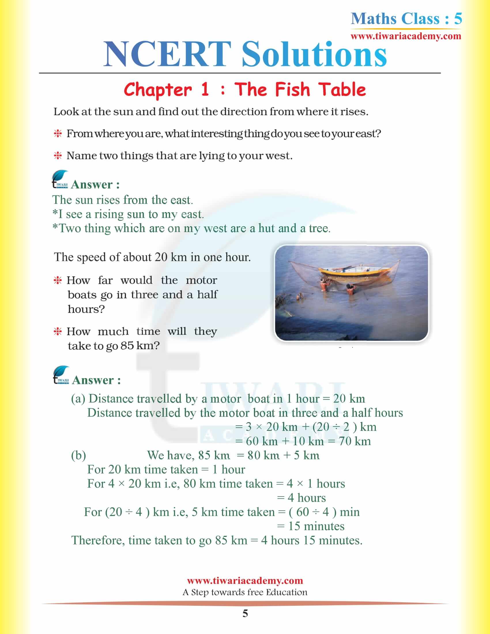 NCERT Solutions for Class 5 Maths Chapter 1 updated