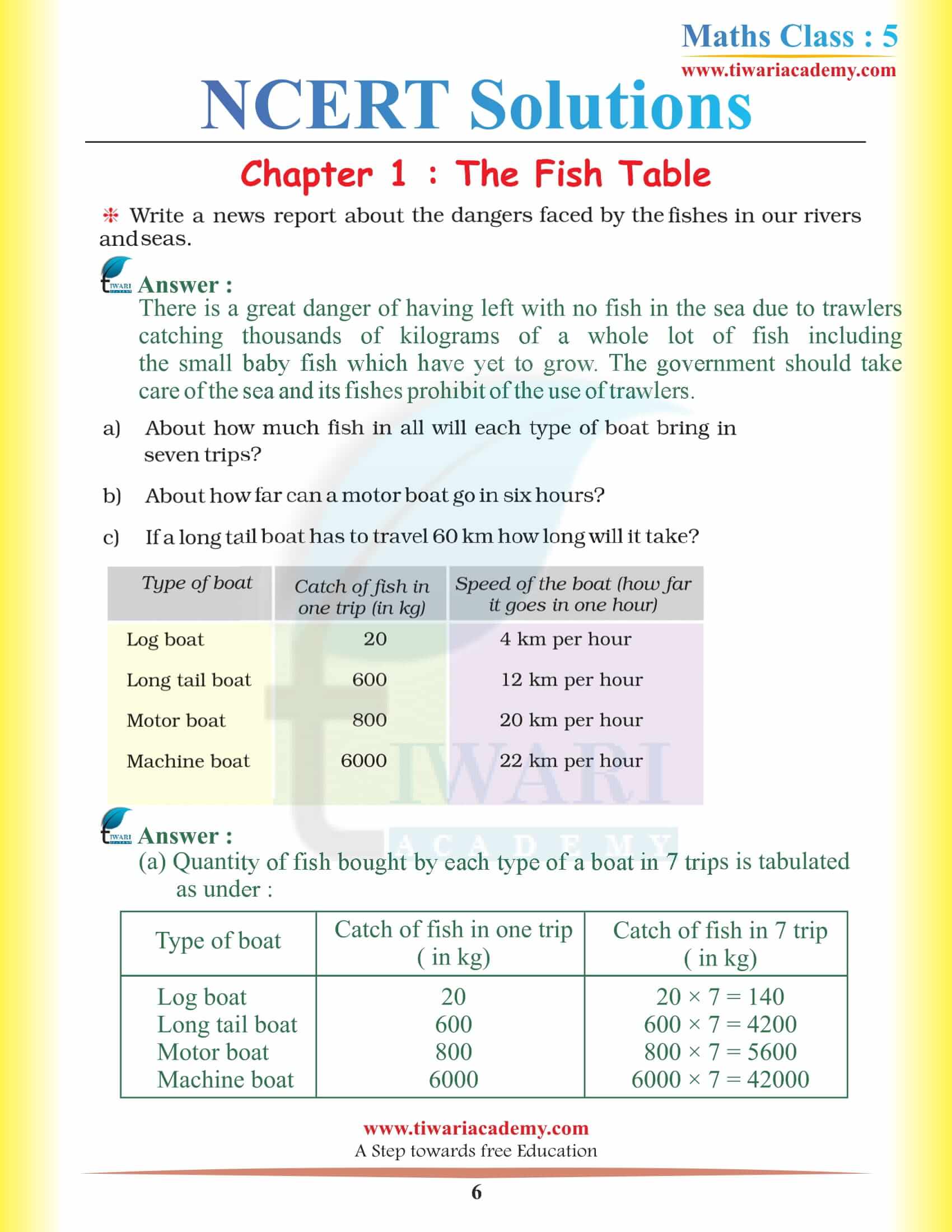 Class 5 Maths Chapter 1