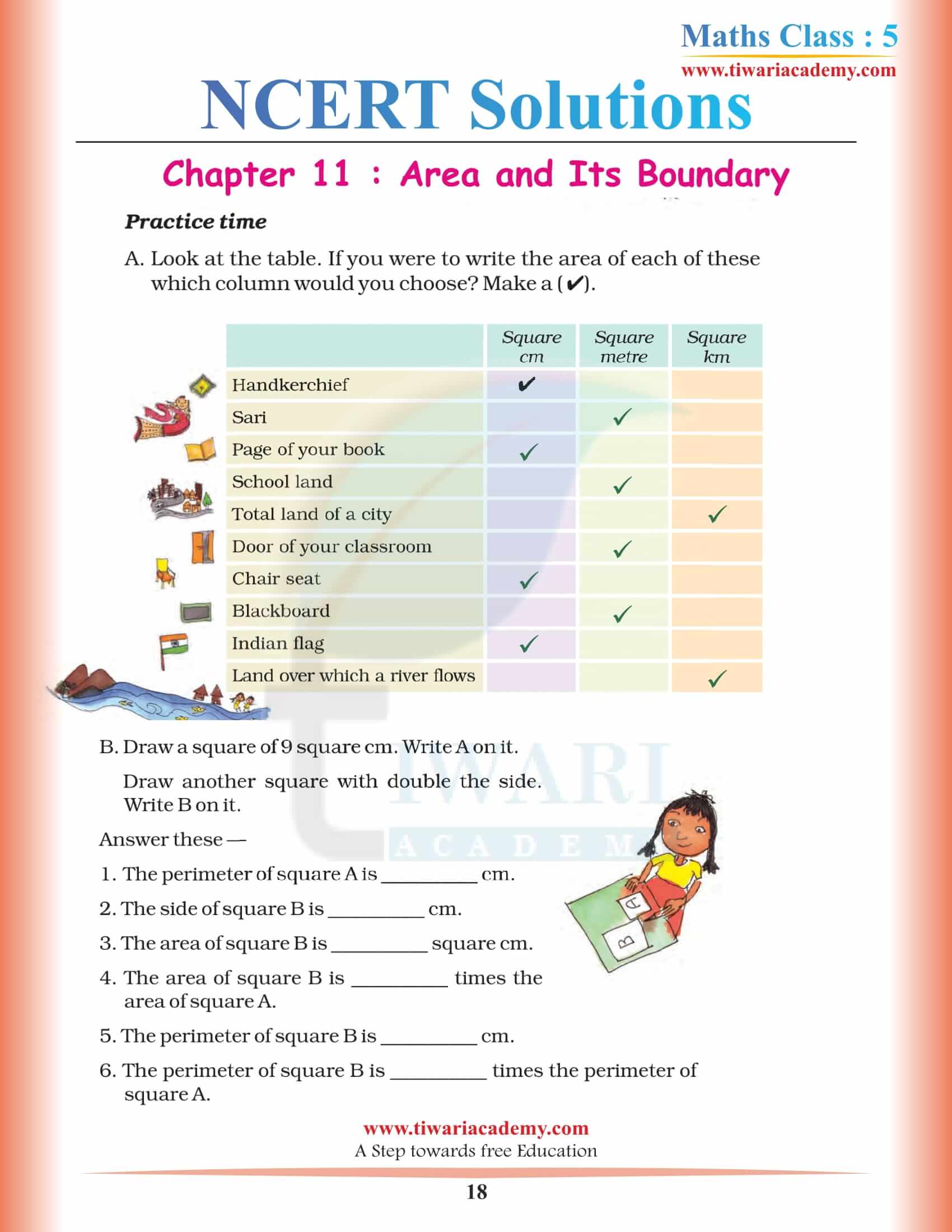 Grade 5 Mathematics NCERT Chapter 11 Question Answers