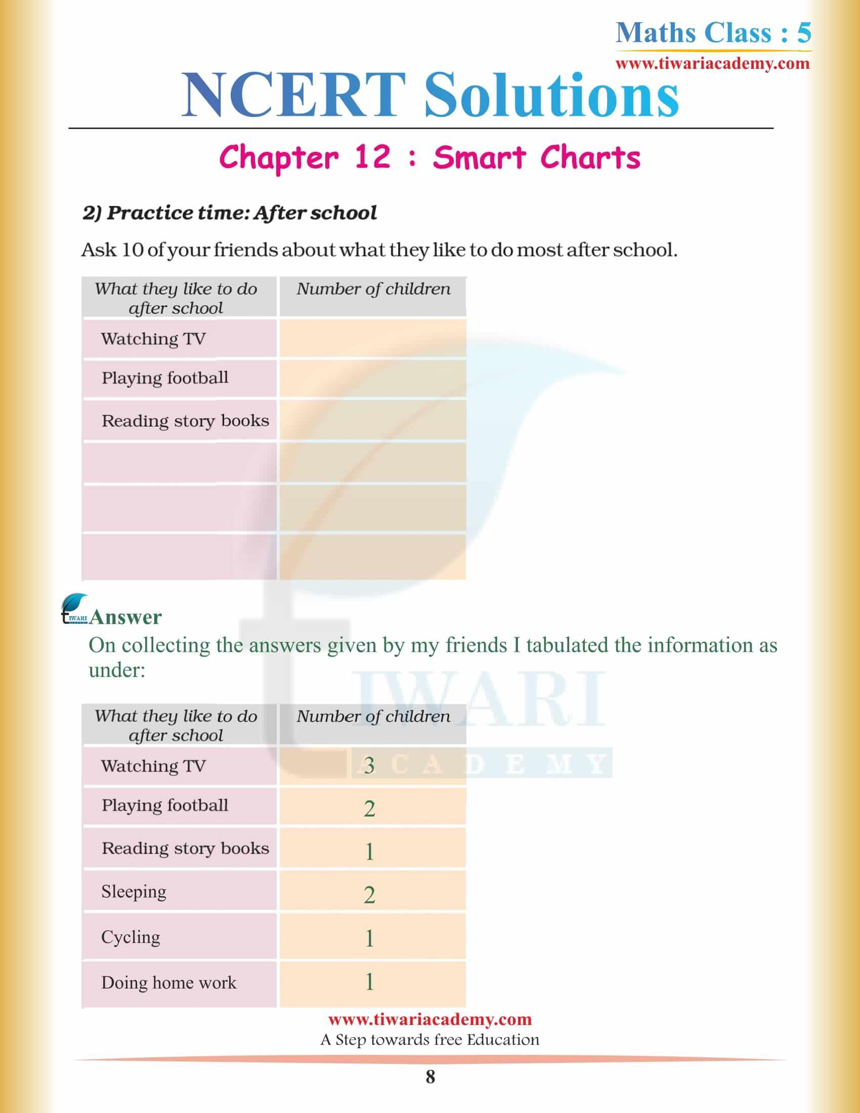 Class 5 Maths Chapter 12