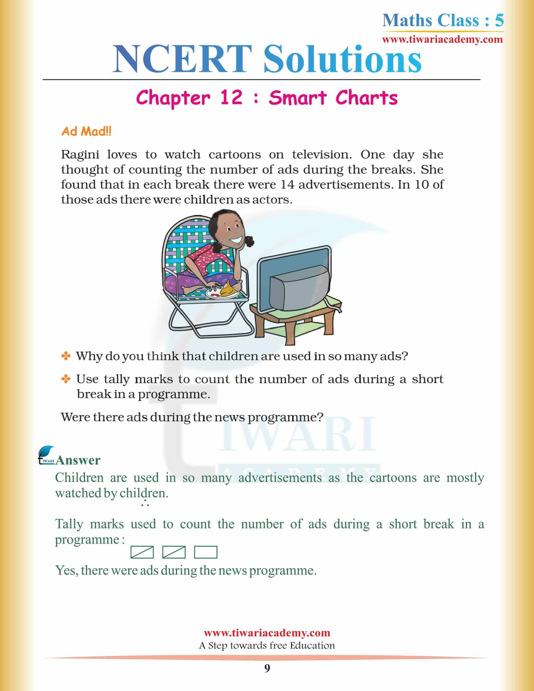 Class 5 Maths Chapter 12 Solutions