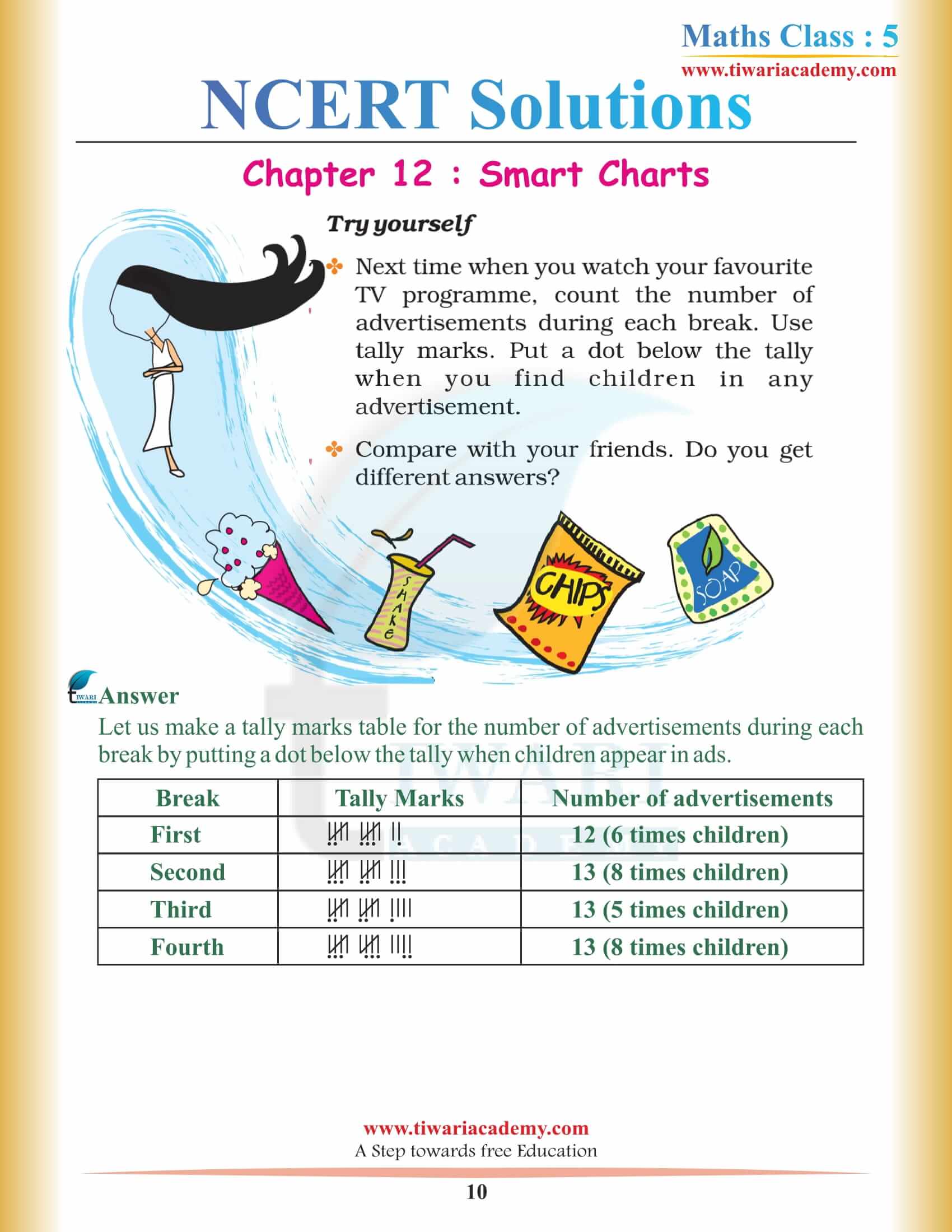 Class 5 Maths Chapter 12 Question Answers