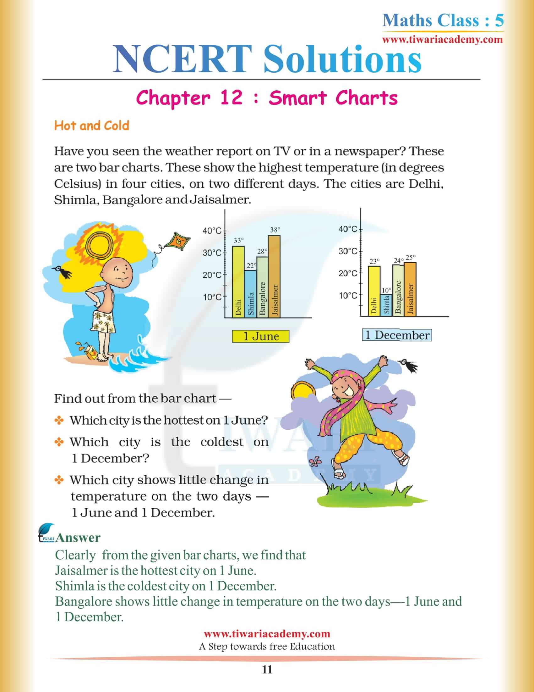 Class 5 Maths Chapter 12 PDF sols free