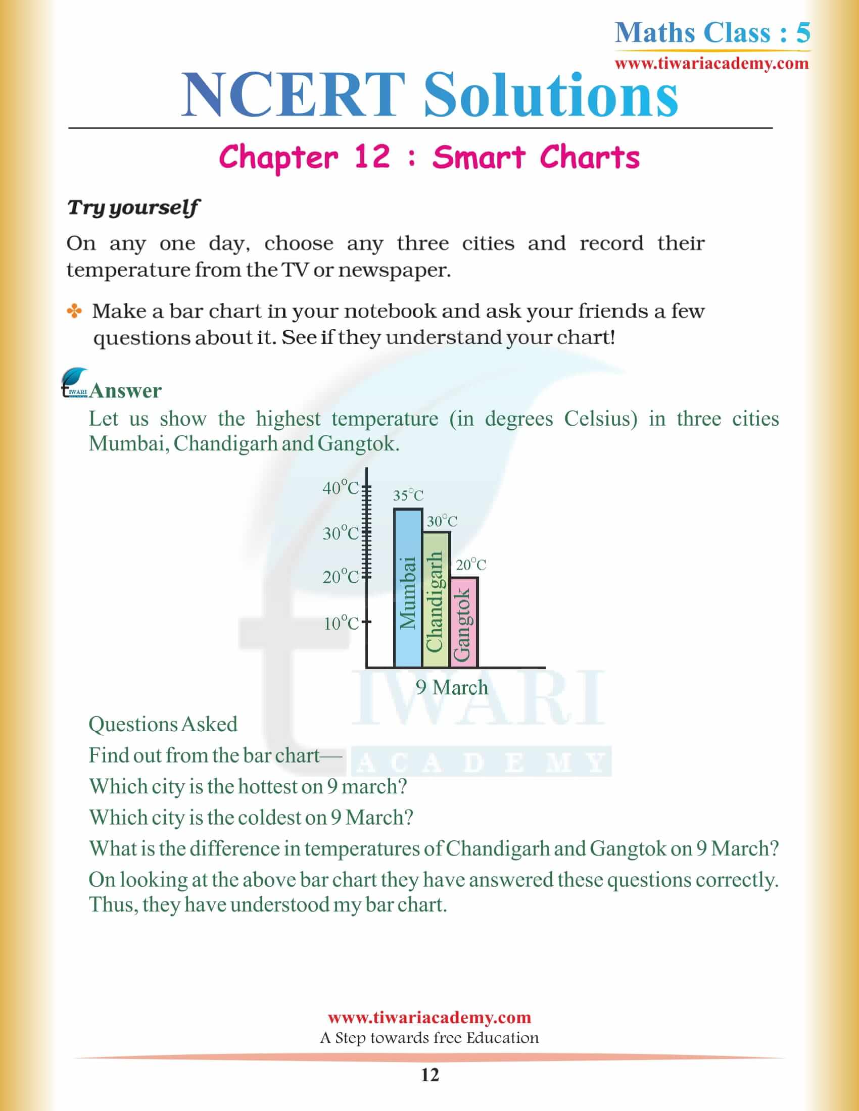 Grade 5 Maths Chapter 12