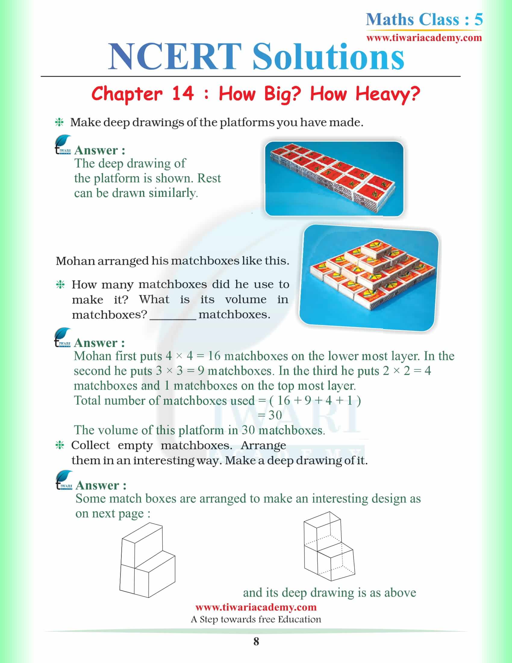 Class 5 Maths Chapter 14 NCERT Solutions in English