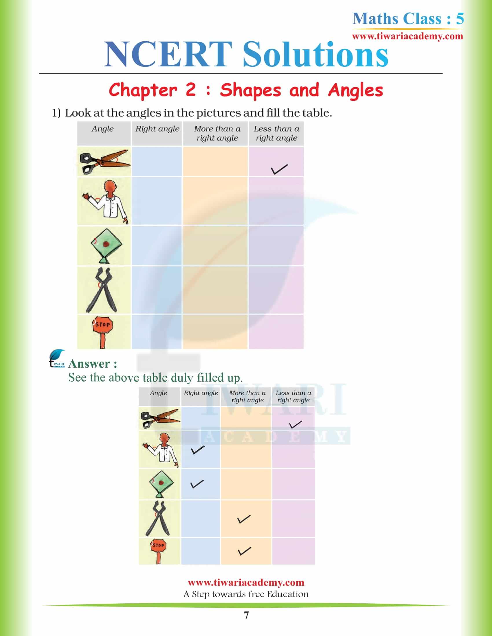 Class 5 Maths Chapter 2 NCERT Answers