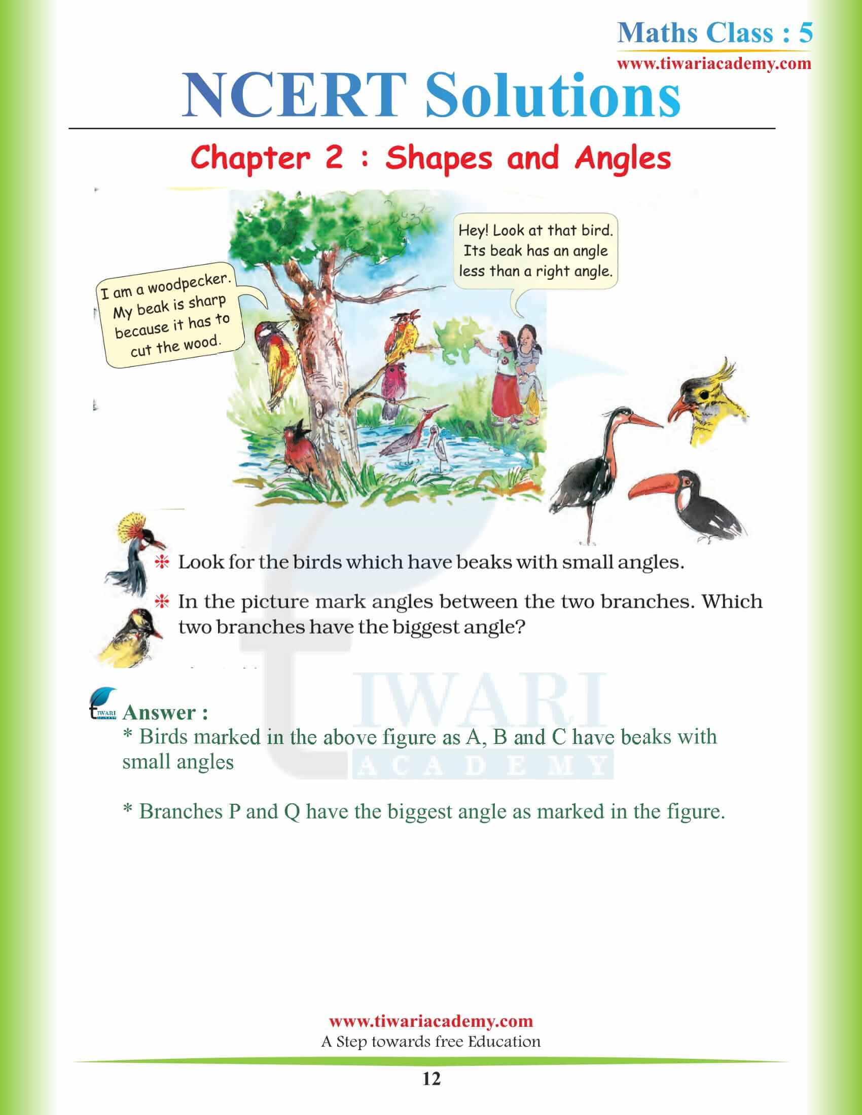 Class 5 Maths Chapter 2 PDF Solutions