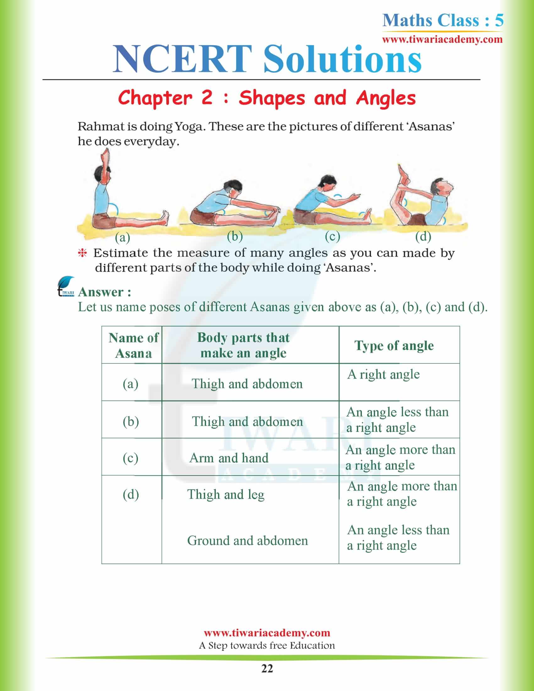 Class 5 Maths Magic Chapter 2 English Medium solutions