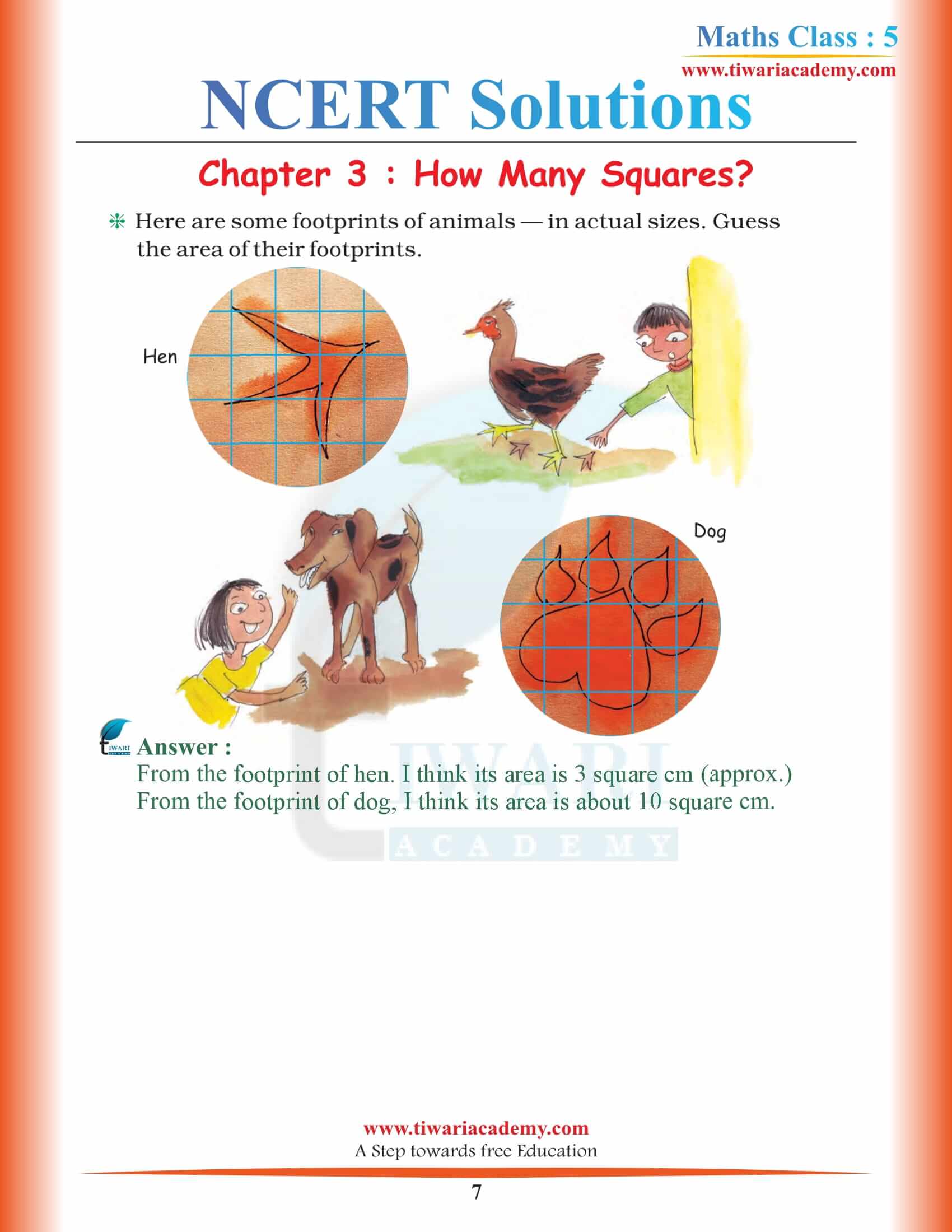 Class 5 Maths Chapter 3 in PDF