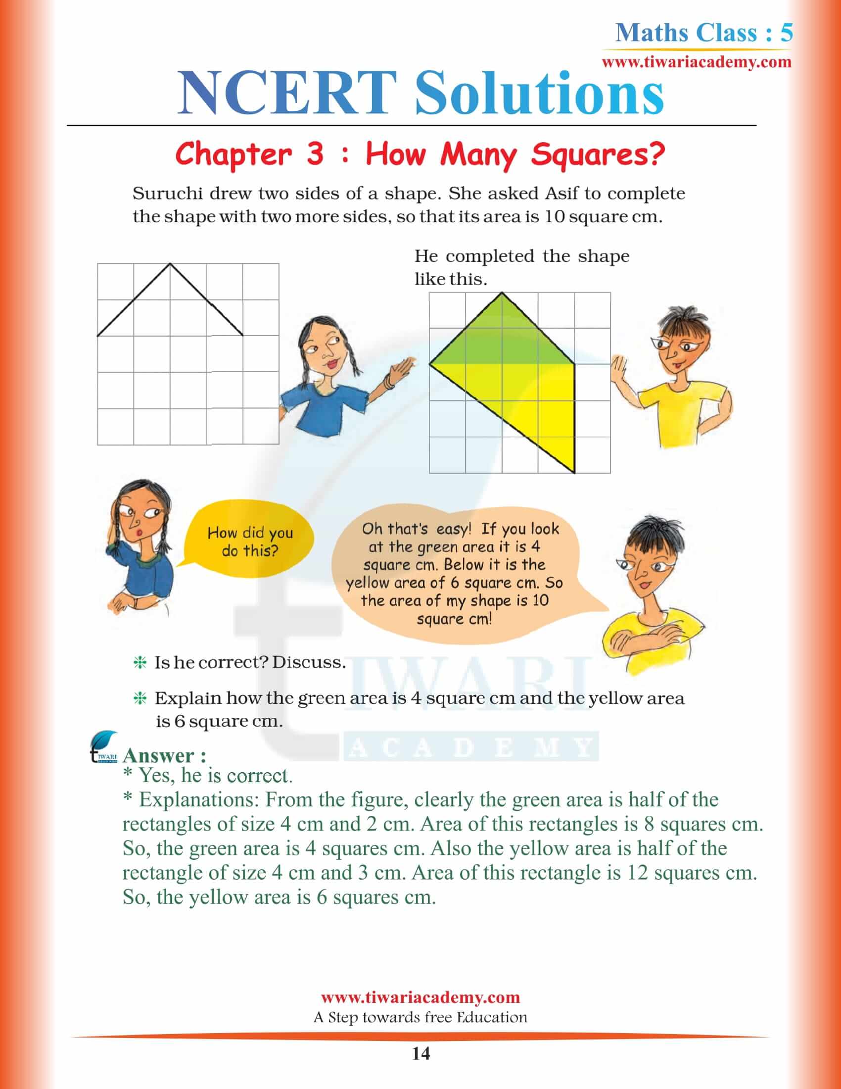 Class 5 Math Magic Chapter 3 solutions pdf