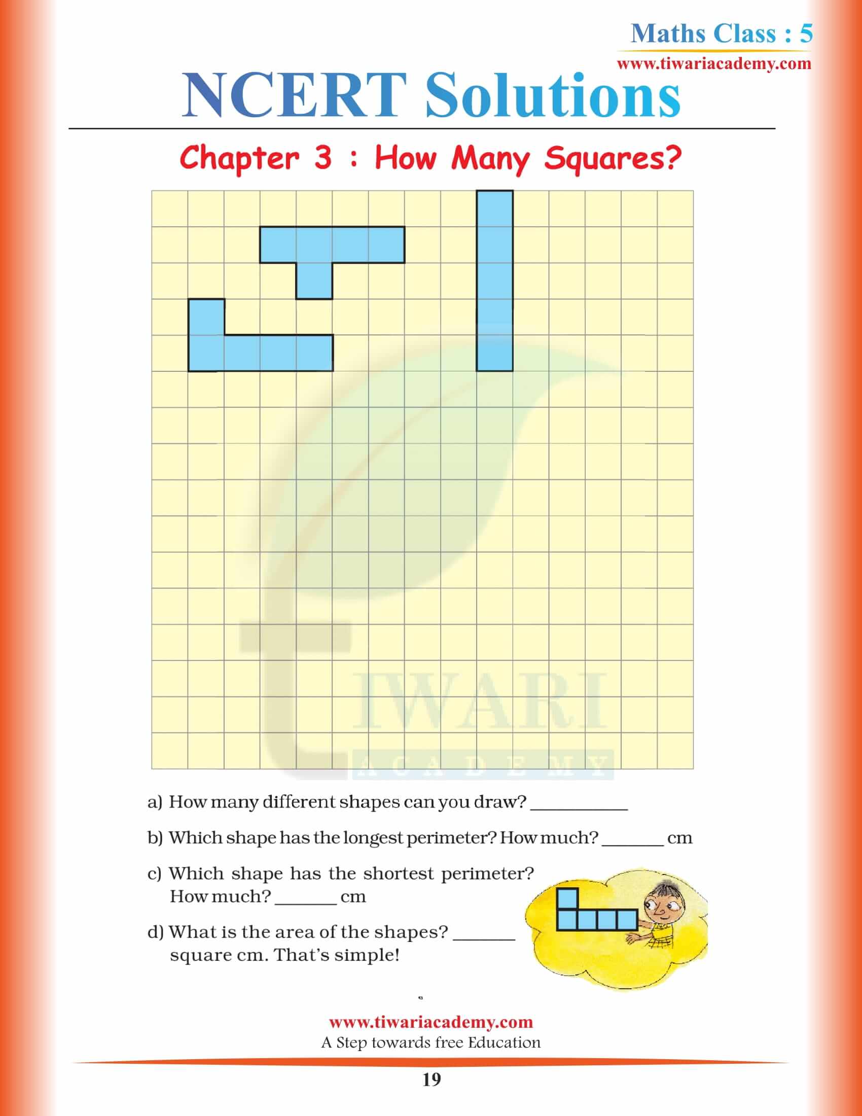 5th Maths Solutions Chapter 3