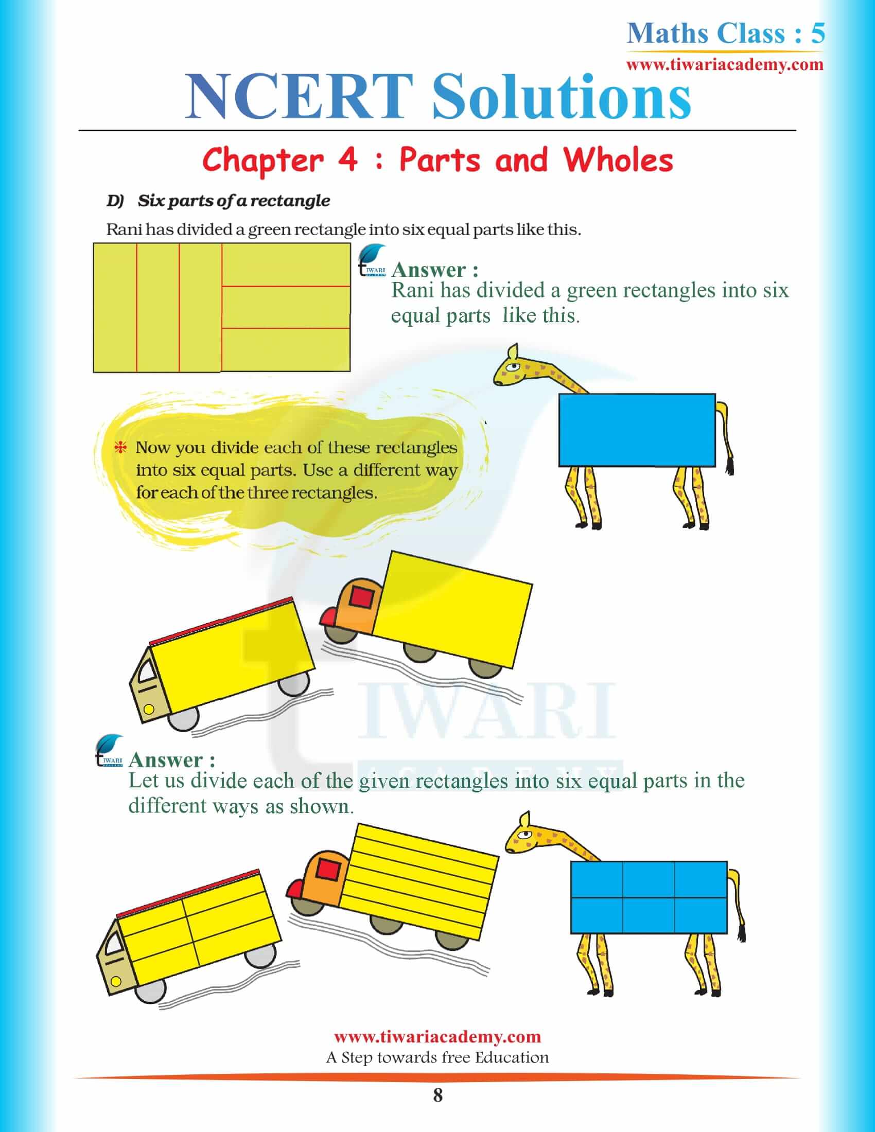 Class 5 Maths Chapter 4 Question Answers