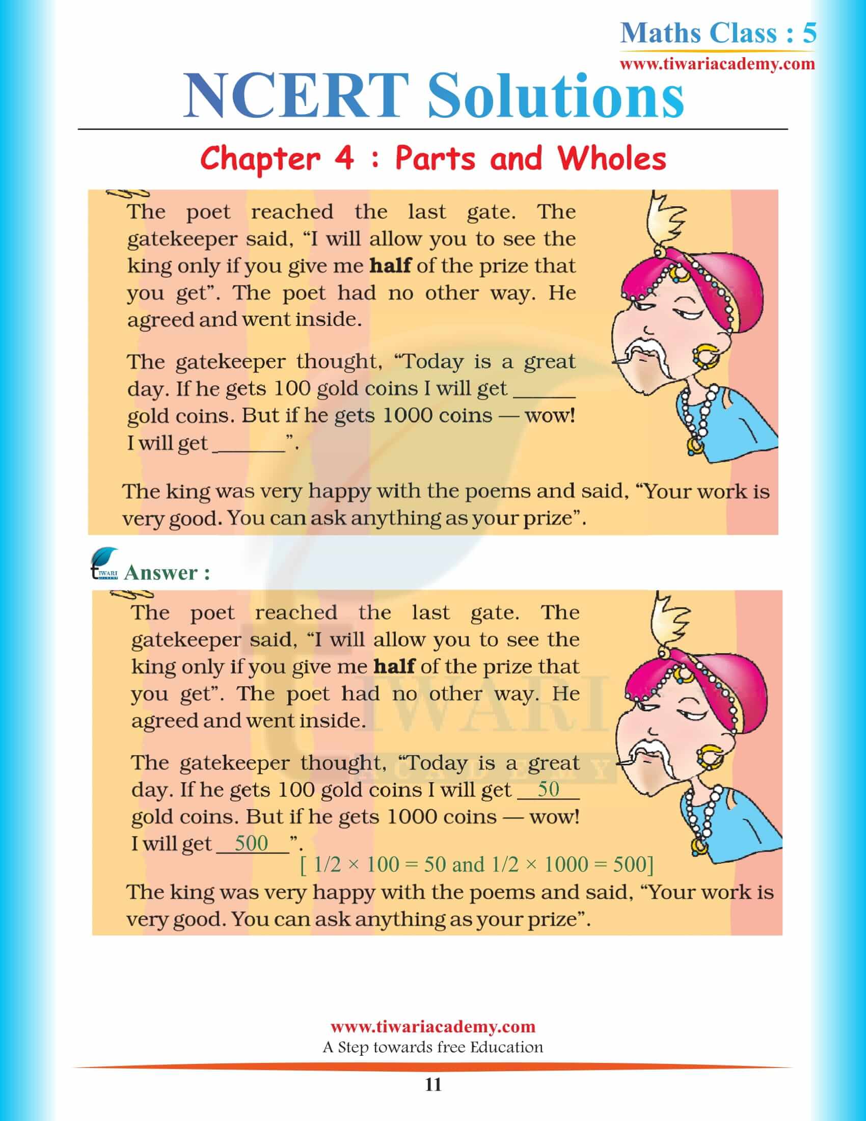 Class 5 NCERT Maths Chapter 4