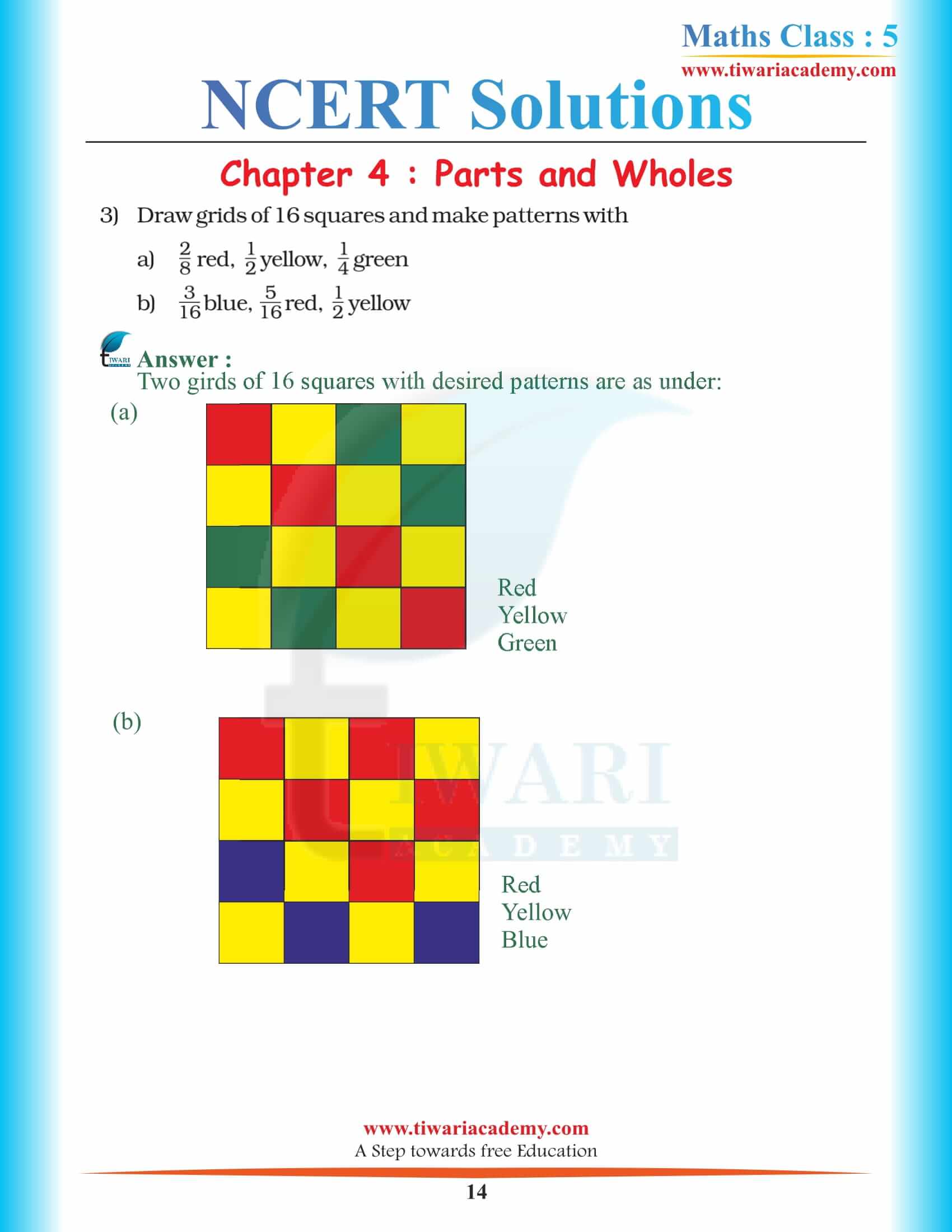 Class 5 NCERT Maths Solutions Chapter 4