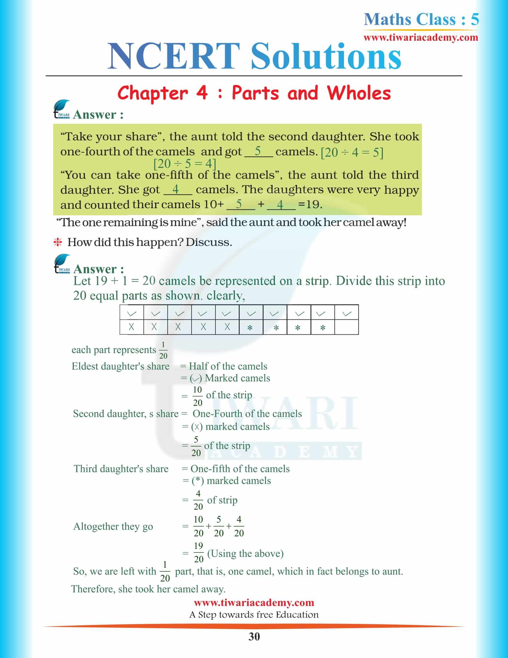 Grade 5 Maths Chapter 4