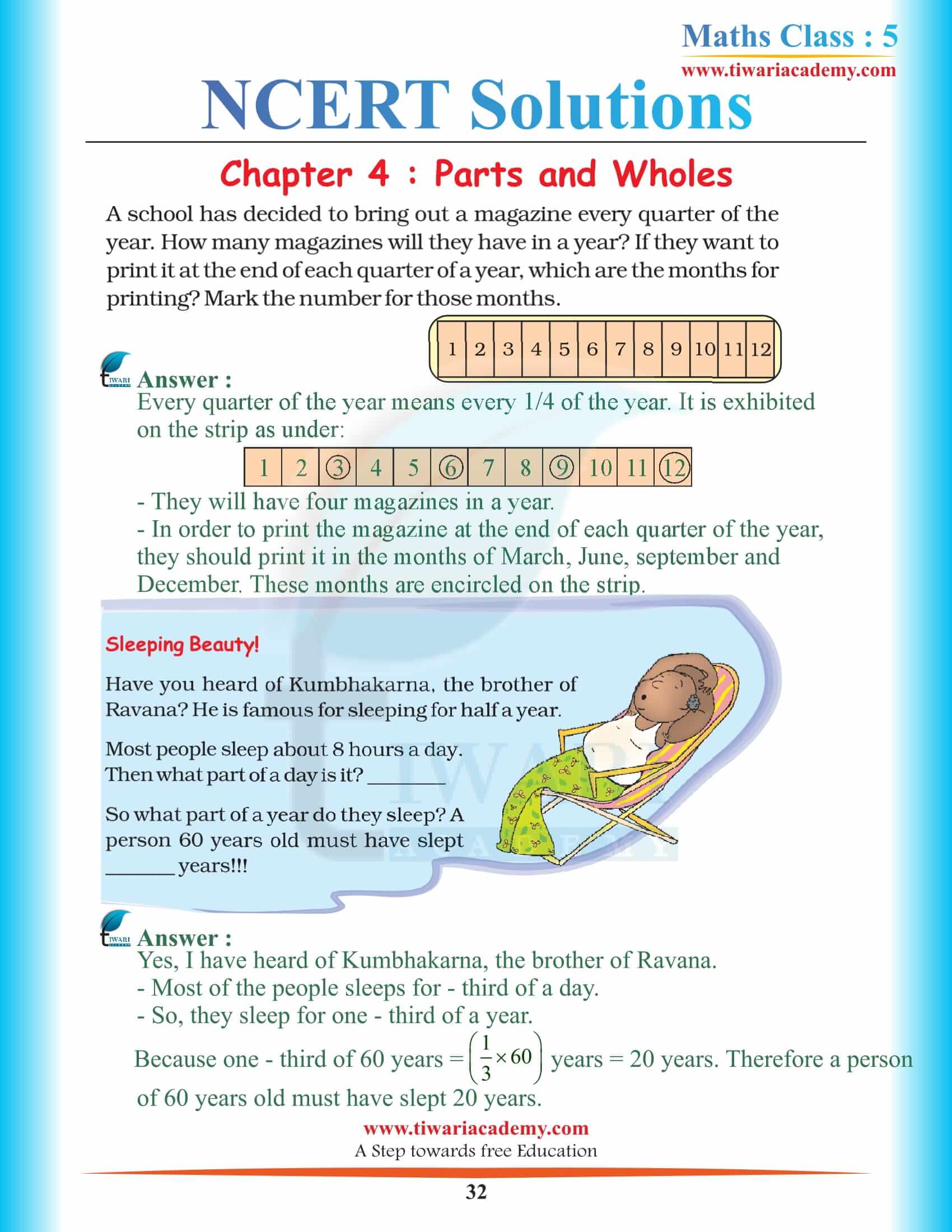 Grade 5 Maths Chapter 4 Solutions in English Medium