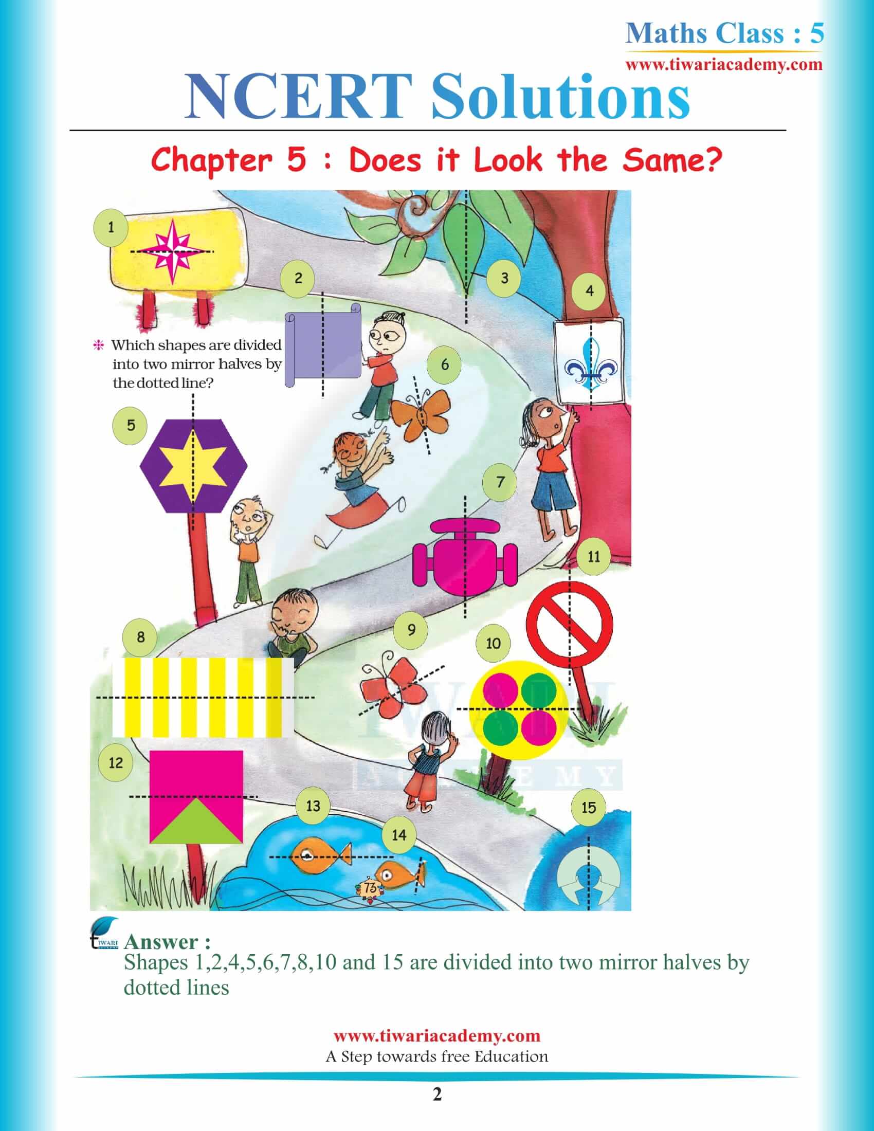 NCERT Solutions for Class 5 Maths Chapter 5 in PDF