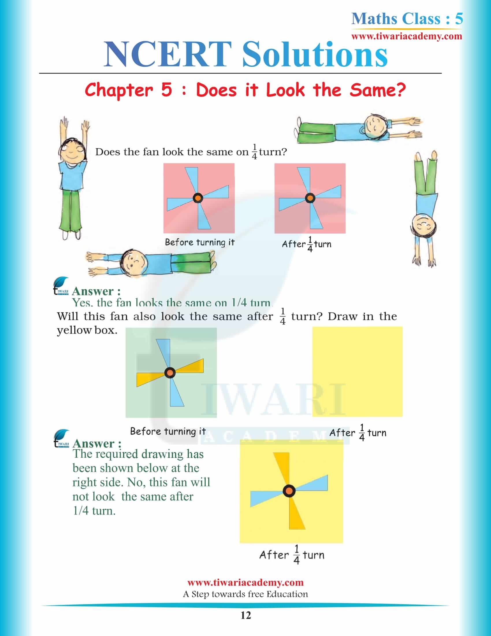 Class 5 Maths Chapter 5 Solutions PDF