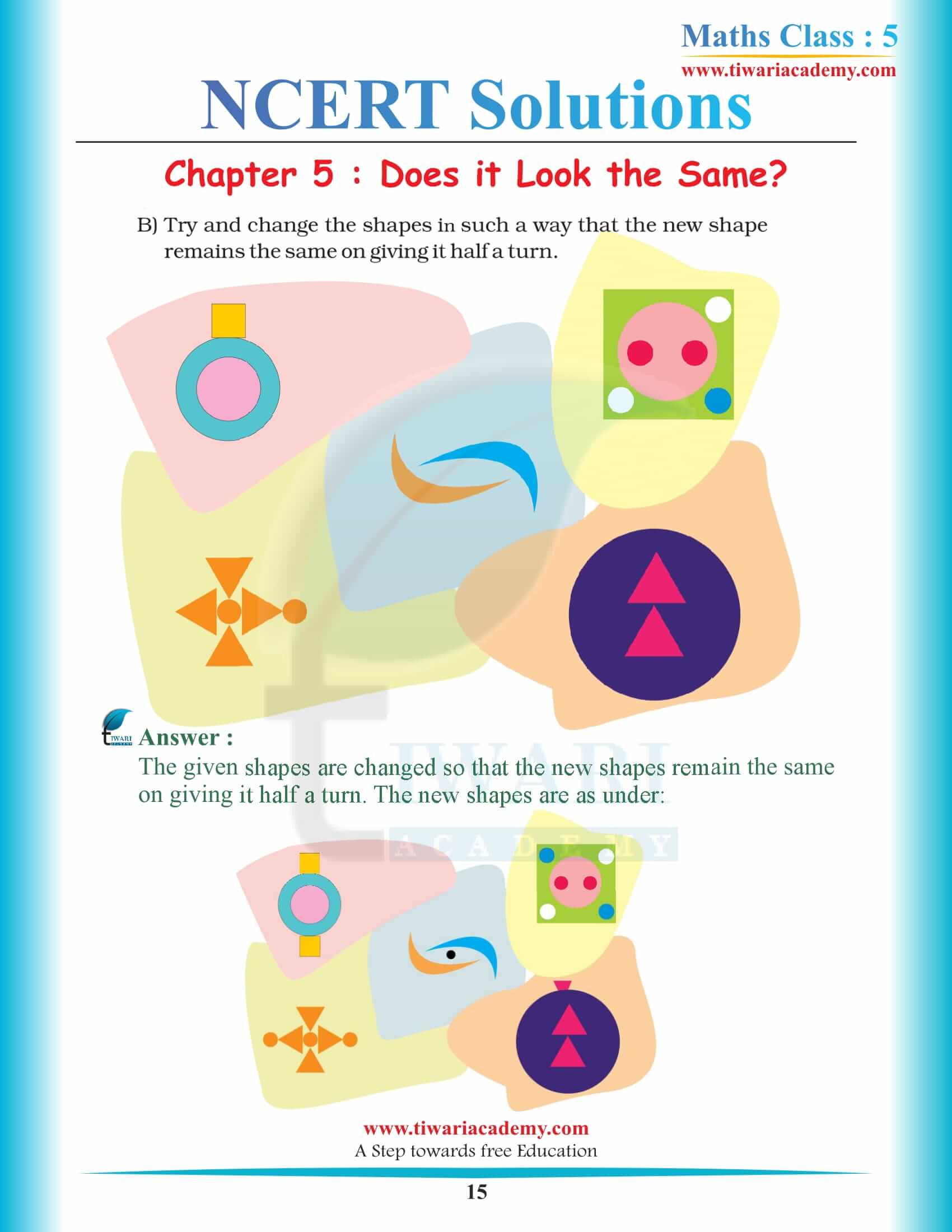 Class 5 Math Magic Chapter 5 Solutions free download