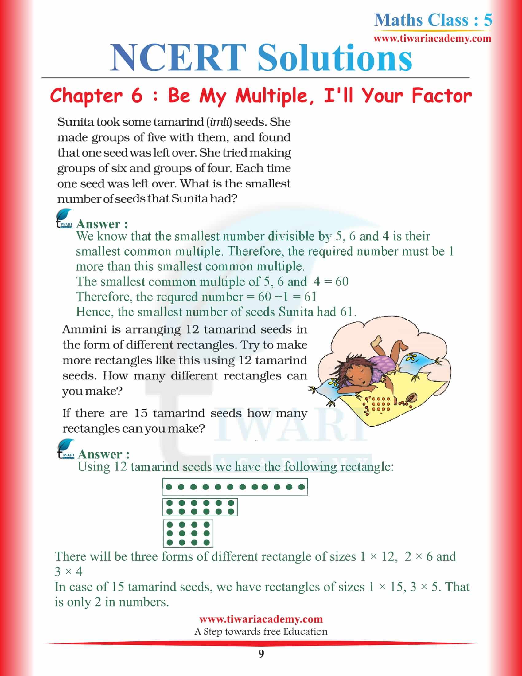 Class 5 Maths Chapter 6