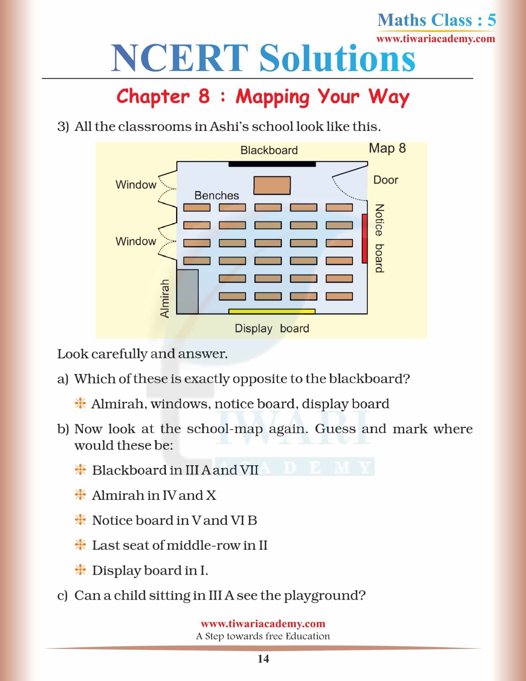 Class 5 NCERT Maths Chapter 8 free download