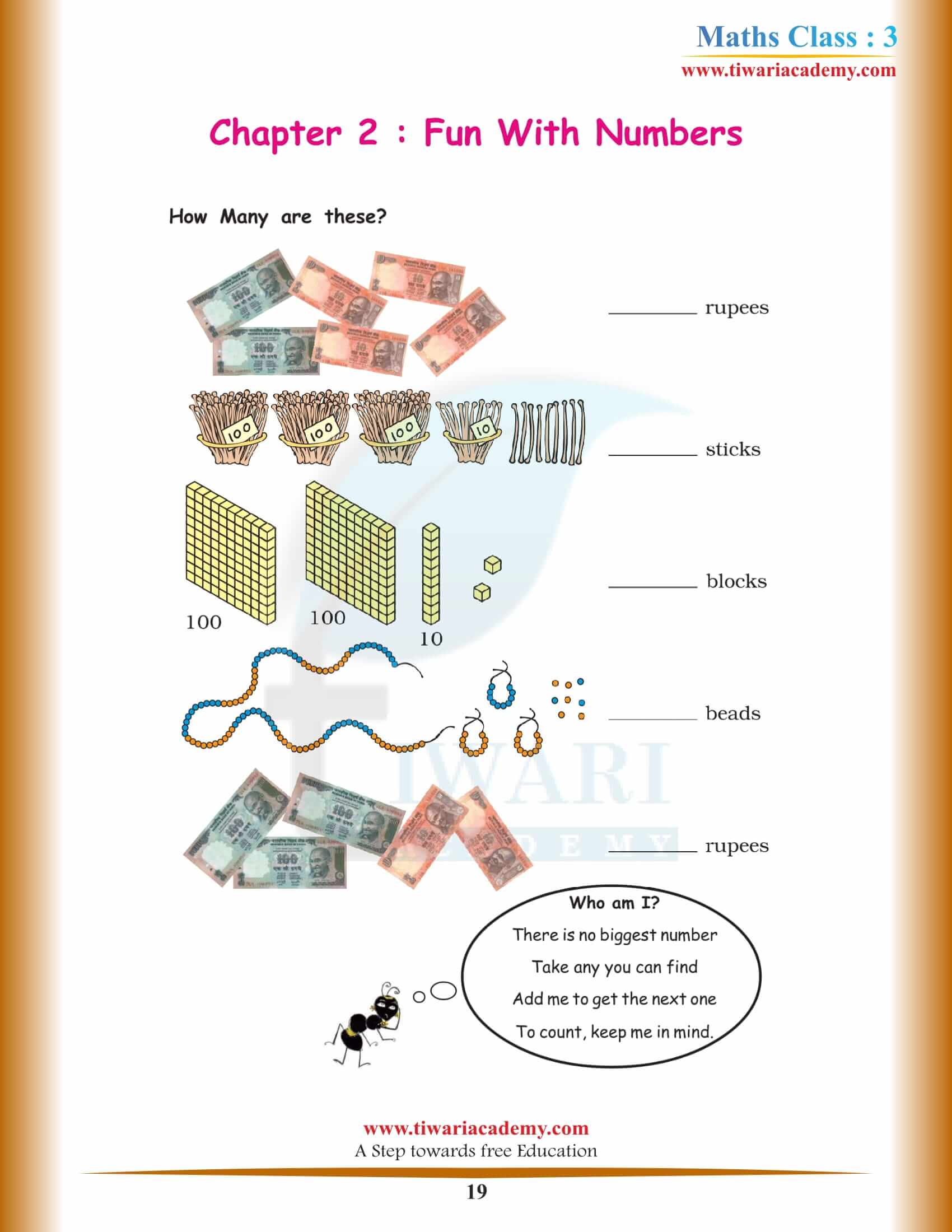 Grade 3 Maths Chapter 2 NCERT Solutions