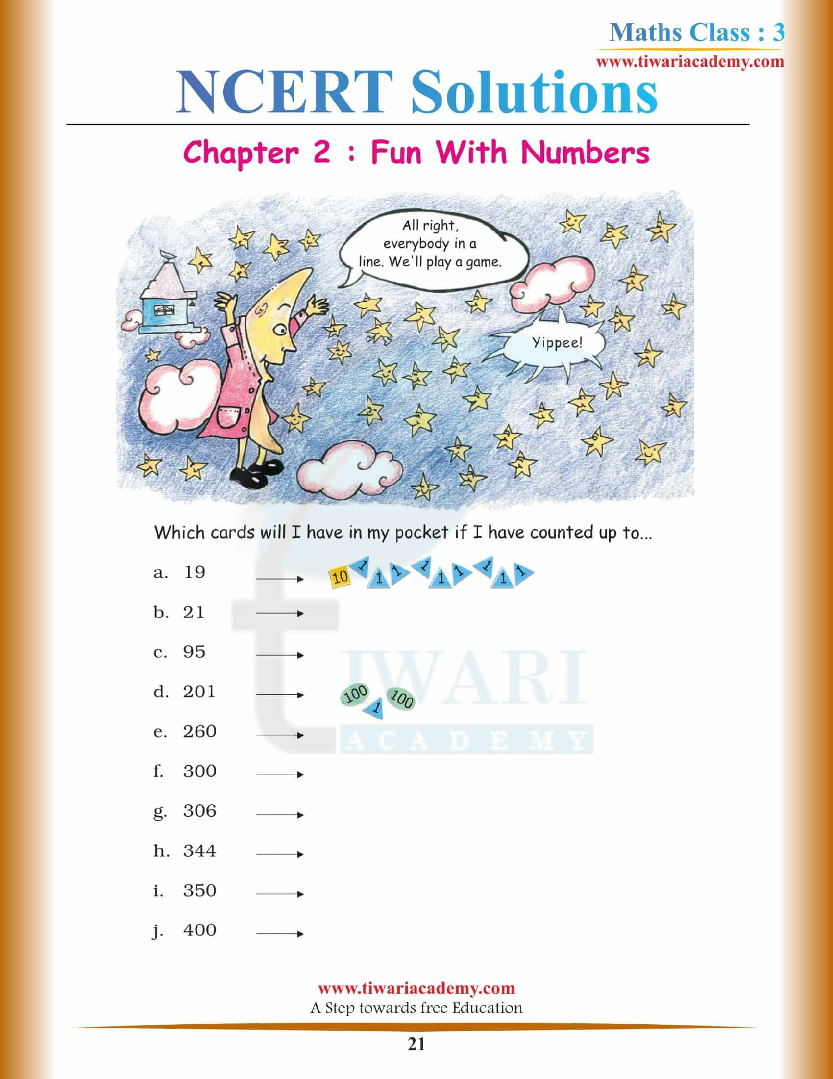 Grade 3 Maths Chapter 2 all answers free