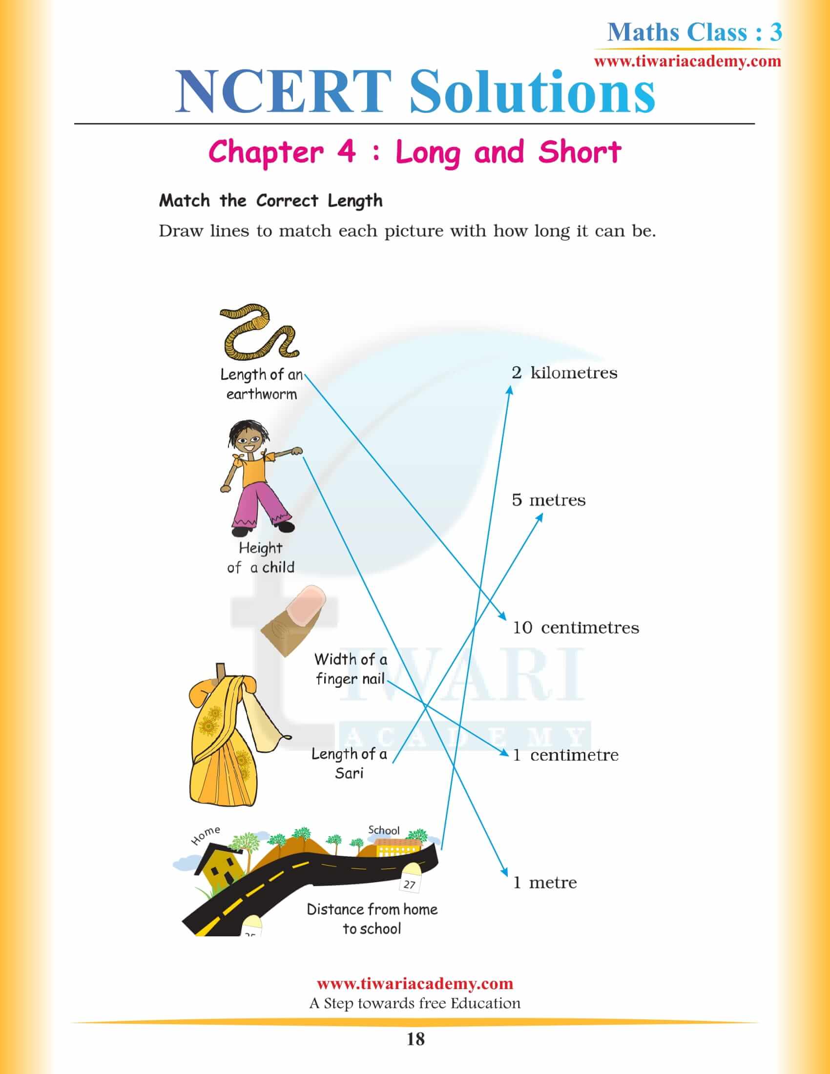 3rd Standard NCERT Maths Chapter 4 Book Question Answers