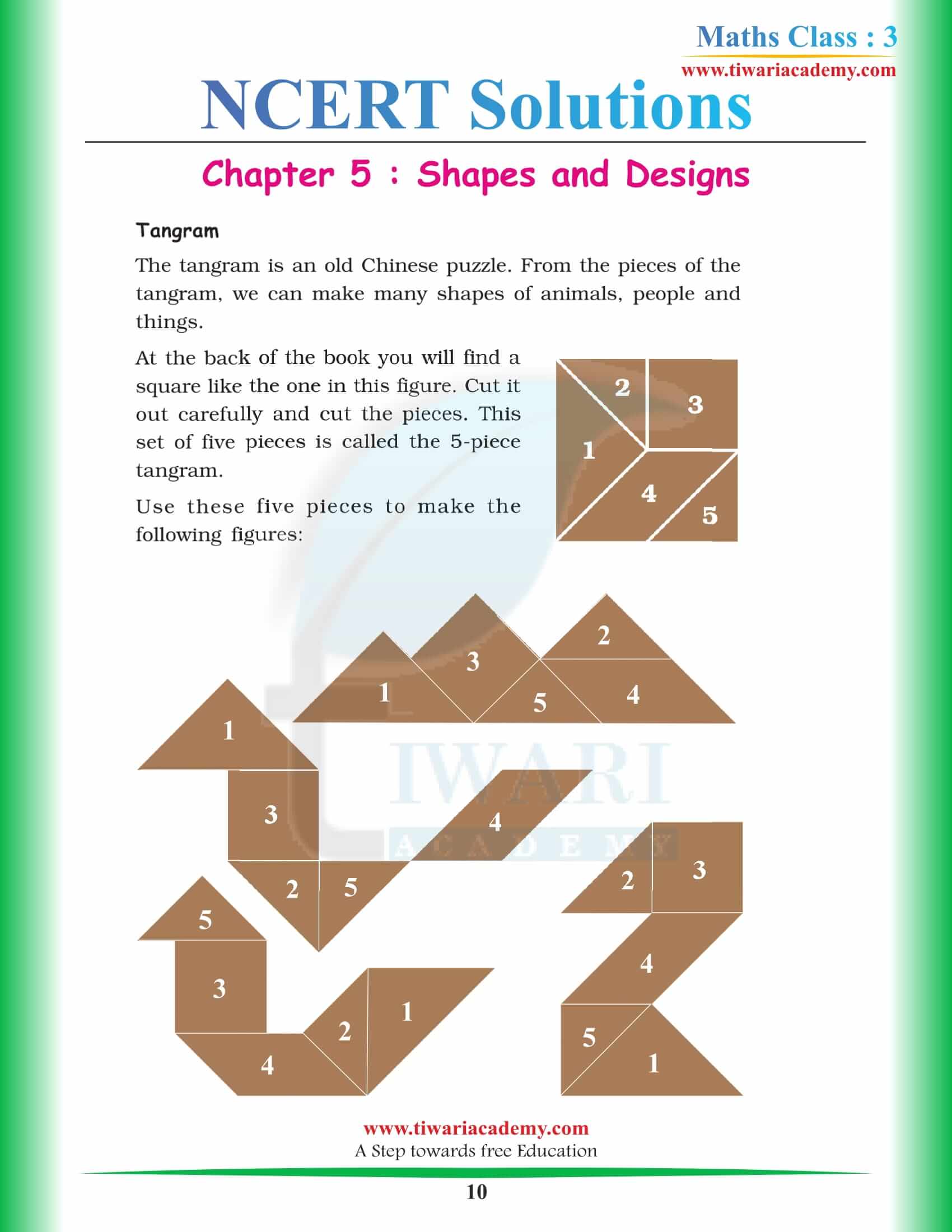 Class 3 Maths Chapter 5 solutions in English